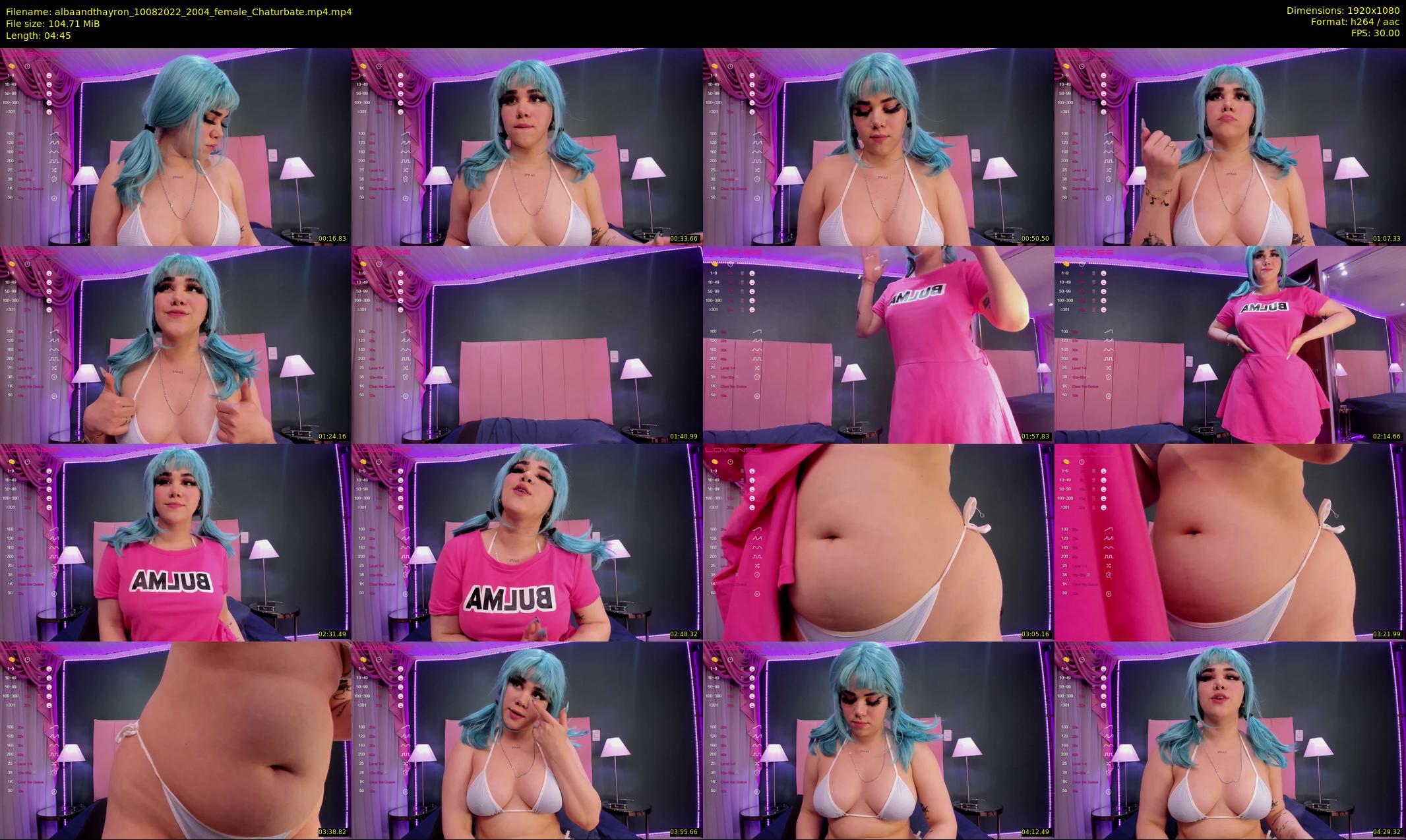 albaandthayron — 5 minute Chaturbate couple cam show recording, 1080p, Aug 10, 2022
