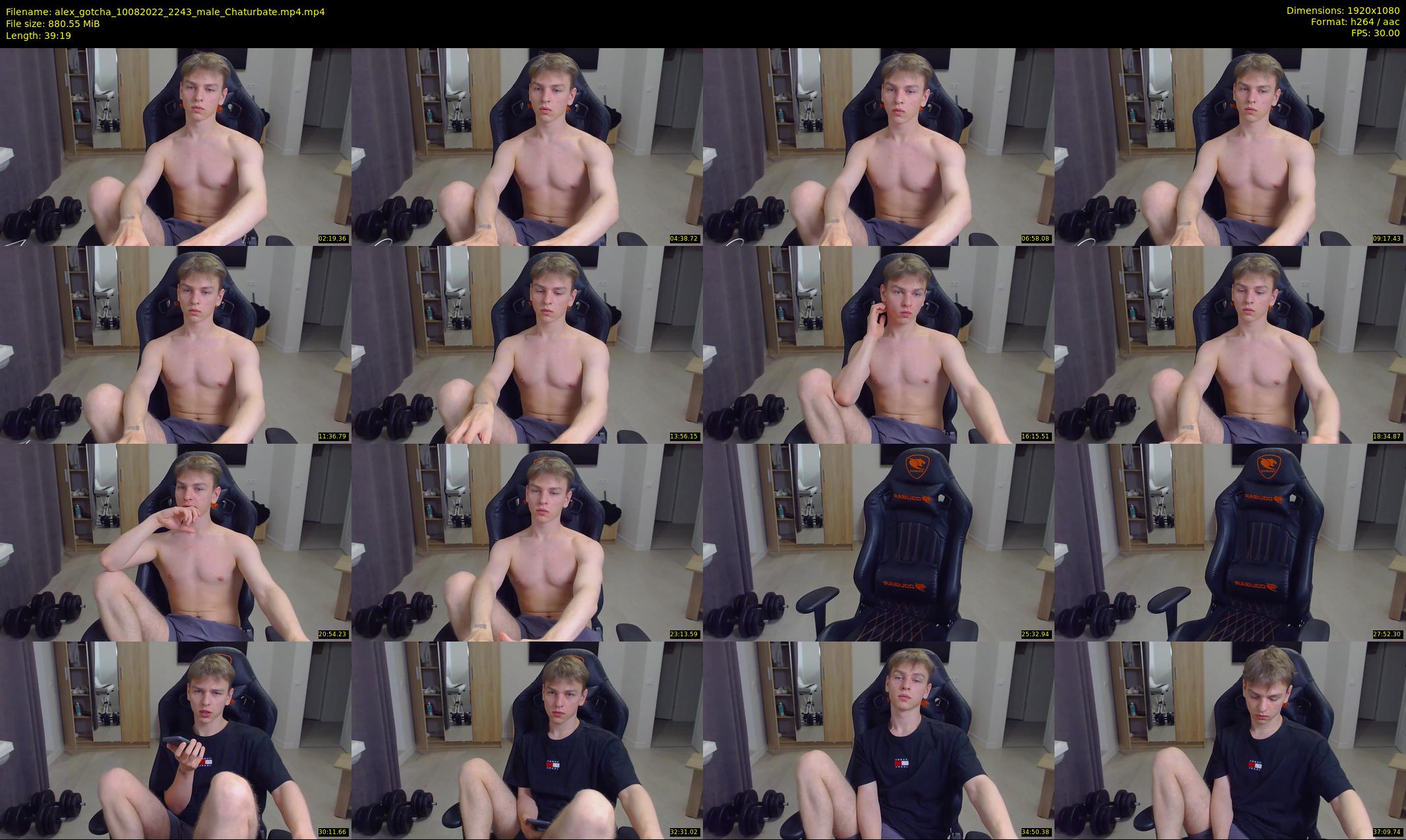 alex_gotcha — 40 minute Chaturbate male cam show recording, 1080p, Aug 10, 2022