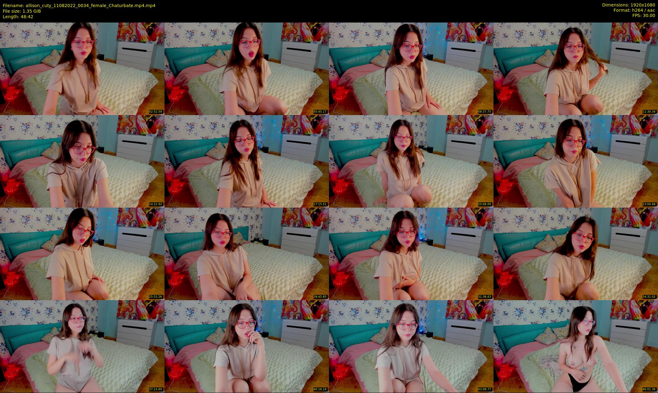 allison_cuty — 49 minute Chaturbate female cam show recording, 1080p, Aug 11, 2022