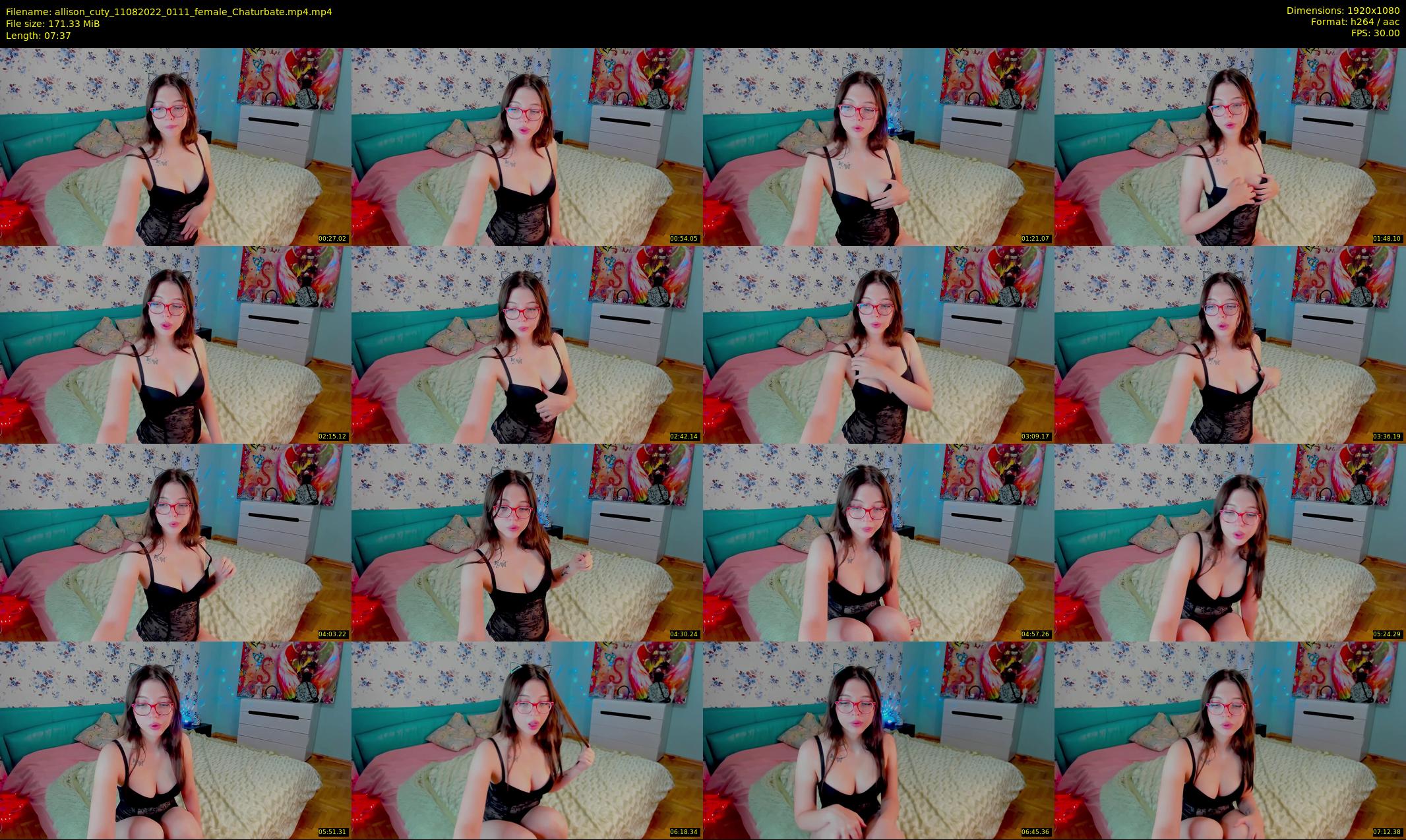 allison_cuty — 8 minute Chaturbate female cam show recording, 1080p, Aug 11, 2022
