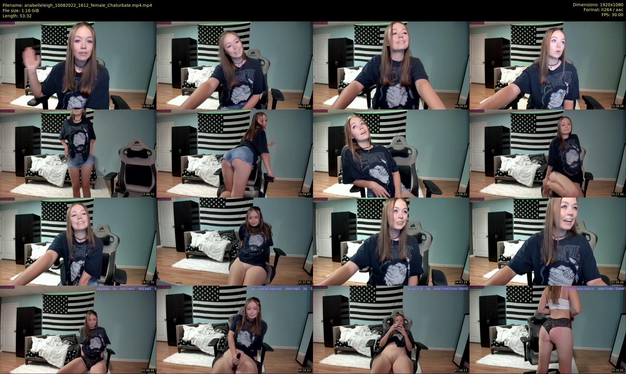 anabelleleigh — 54 minute Chaturbate female cam show recording, 1080p, Aug 10, 2022