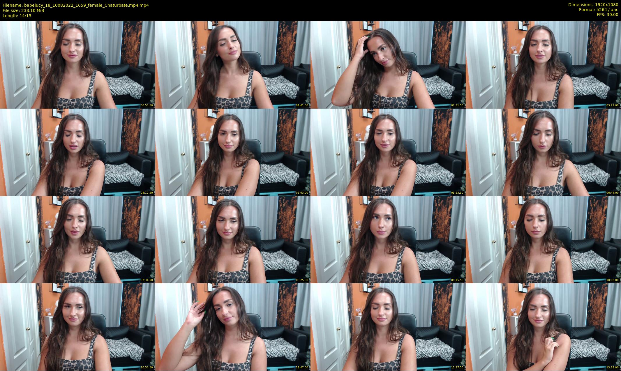 babelucy_18 — 15 minute Chaturbate female cam show recording, 1080p, Aug 10, 2022