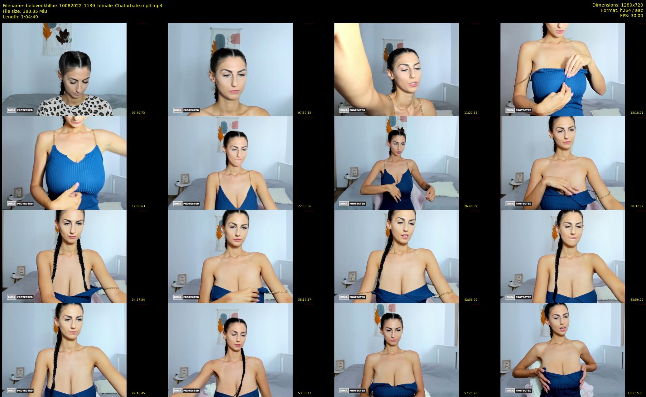 belovedkhlloe — 65 minute Chaturbate female cam show recording, 720p, Aug 10, 2022