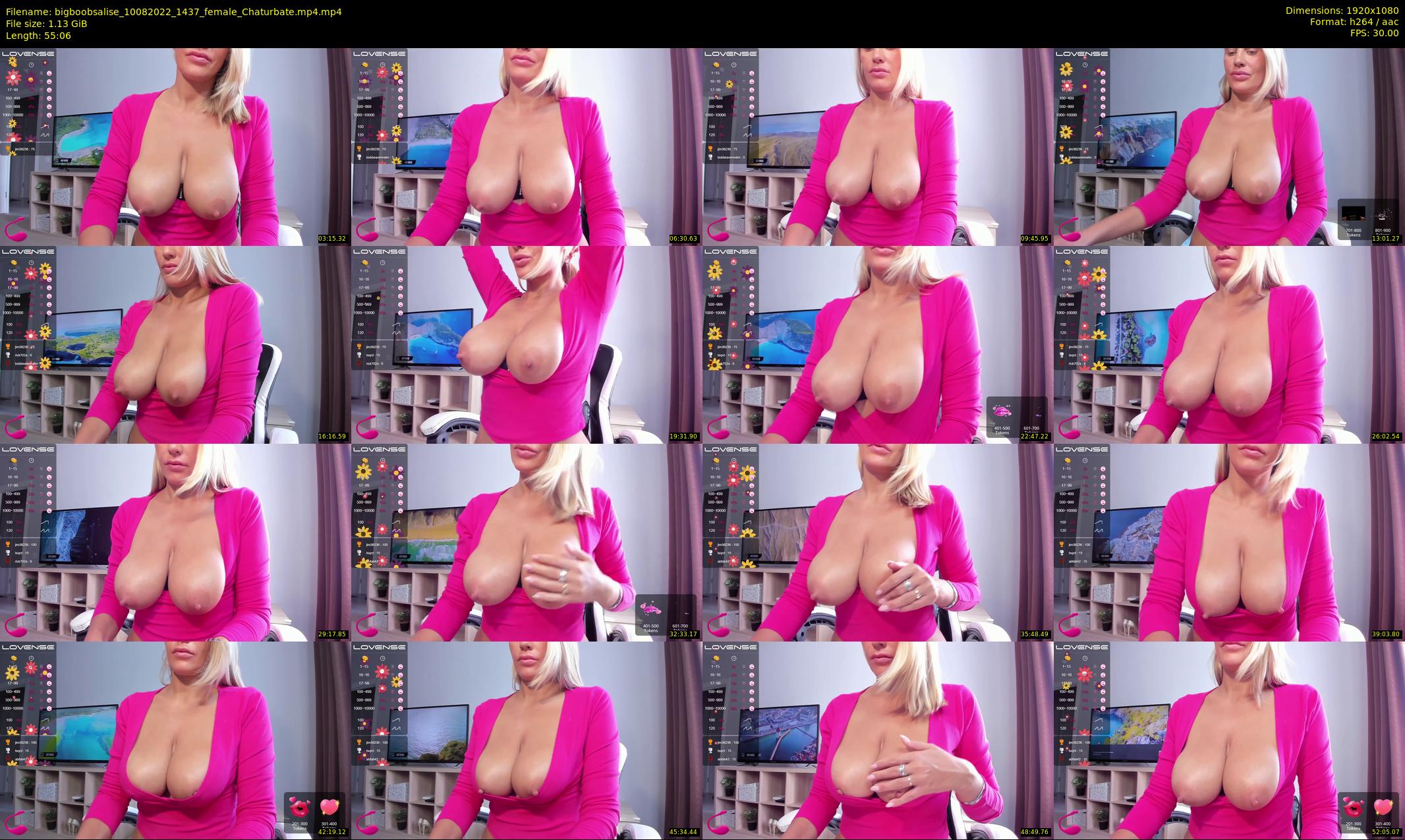 bigboobsalise — 56 minute Chaturbate female cam show recording, 1080p, Aug 10, 2022