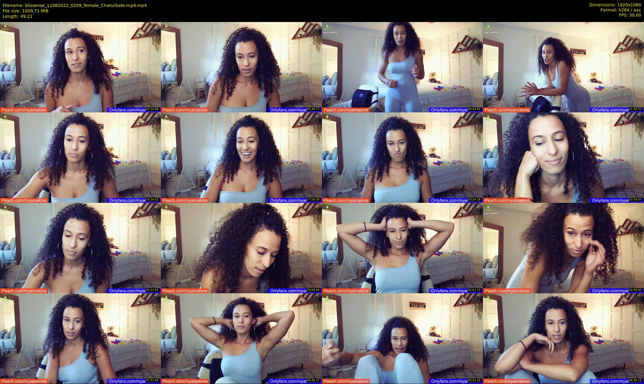 blissense — 50 minute Chaturbate female cam show recording, 1080p, Aug 11, 2022