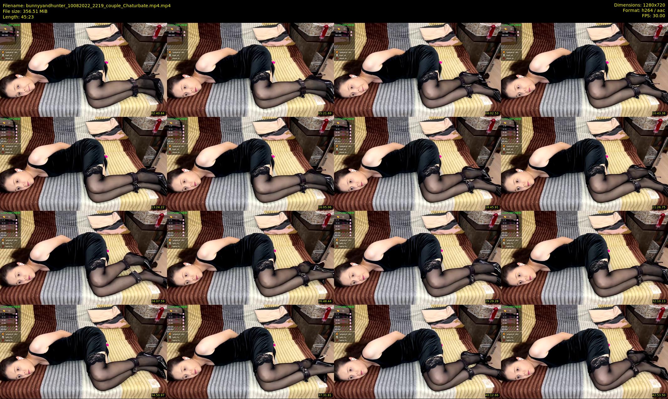 bunnyyandhunter — 46 minute Chaturbate couple cam show recording, 720p, Aug 10, 2022