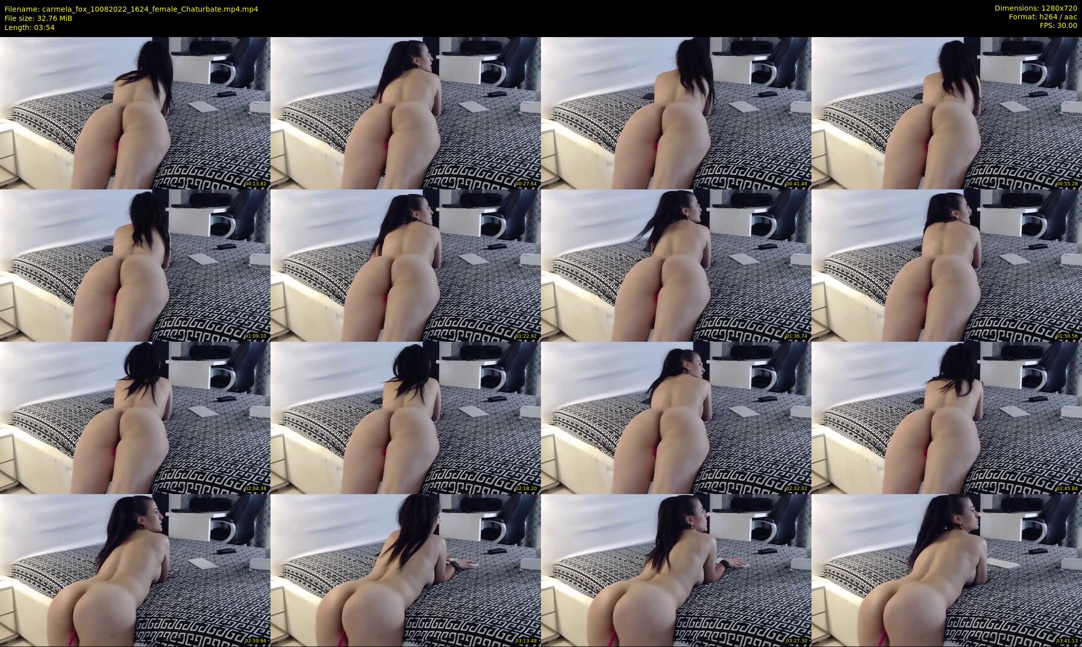 carmela_fox — 4 minute Chaturbate female cam show recording, 720p, Aug 10, 2022