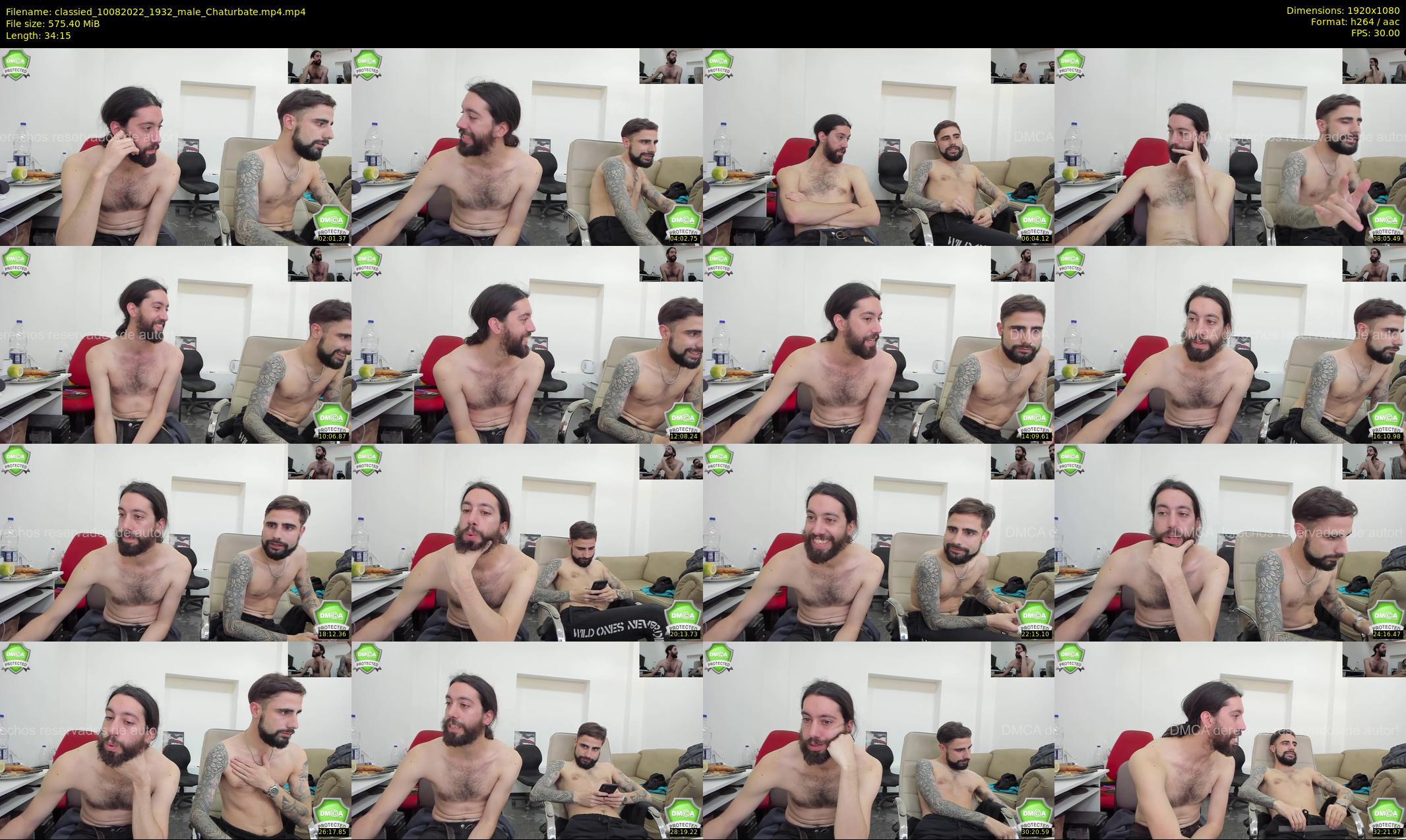 classied — 35 minute Chaturbate male cam show recording, 1080p, Aug 10, 2022
