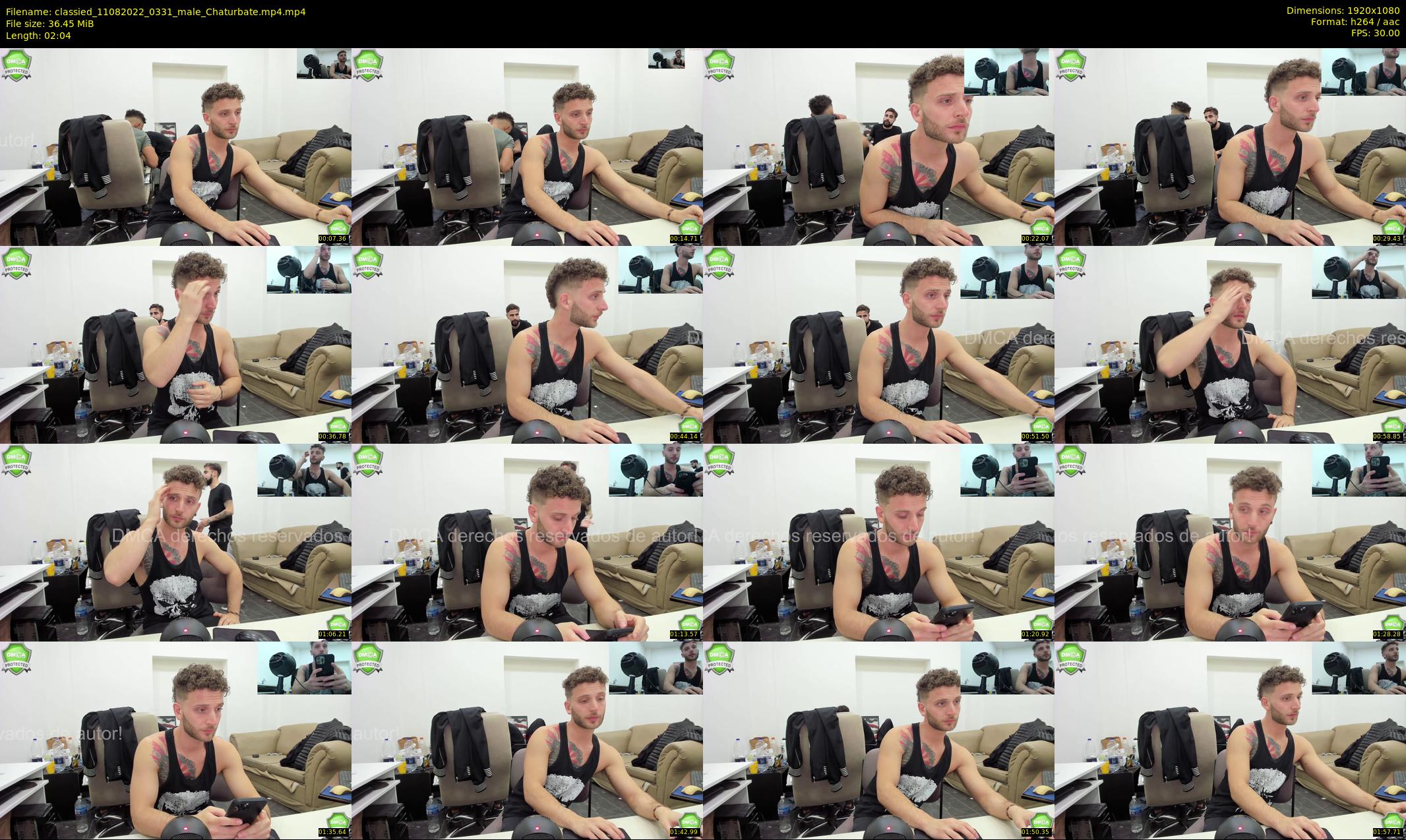 classied — 3 minute Chaturbate male cam show recording, 1080p, Aug 11, 2022