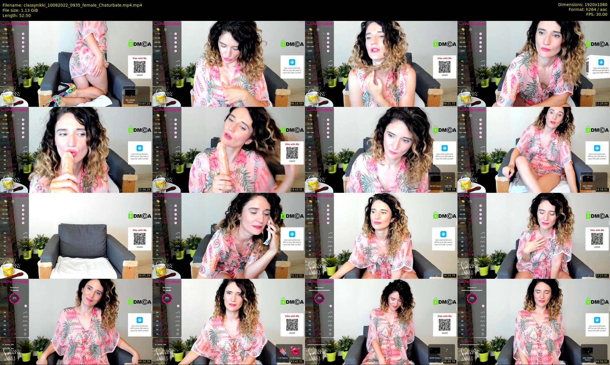 classynikki — 53 minute Chaturbate female cam show recording, 1080p, Aug 10, 2022