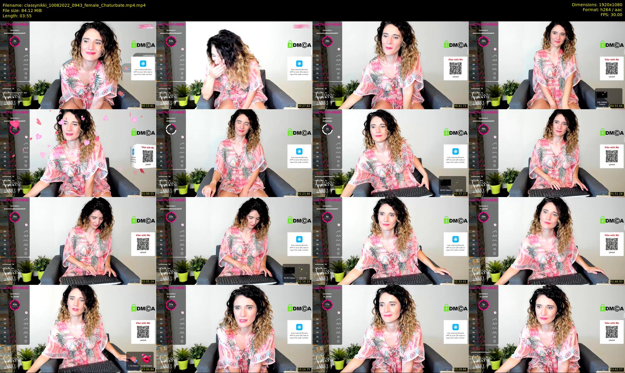 classynikki — 4 minute Chaturbate female cam show recording, 1080p, Aug 10, 2022