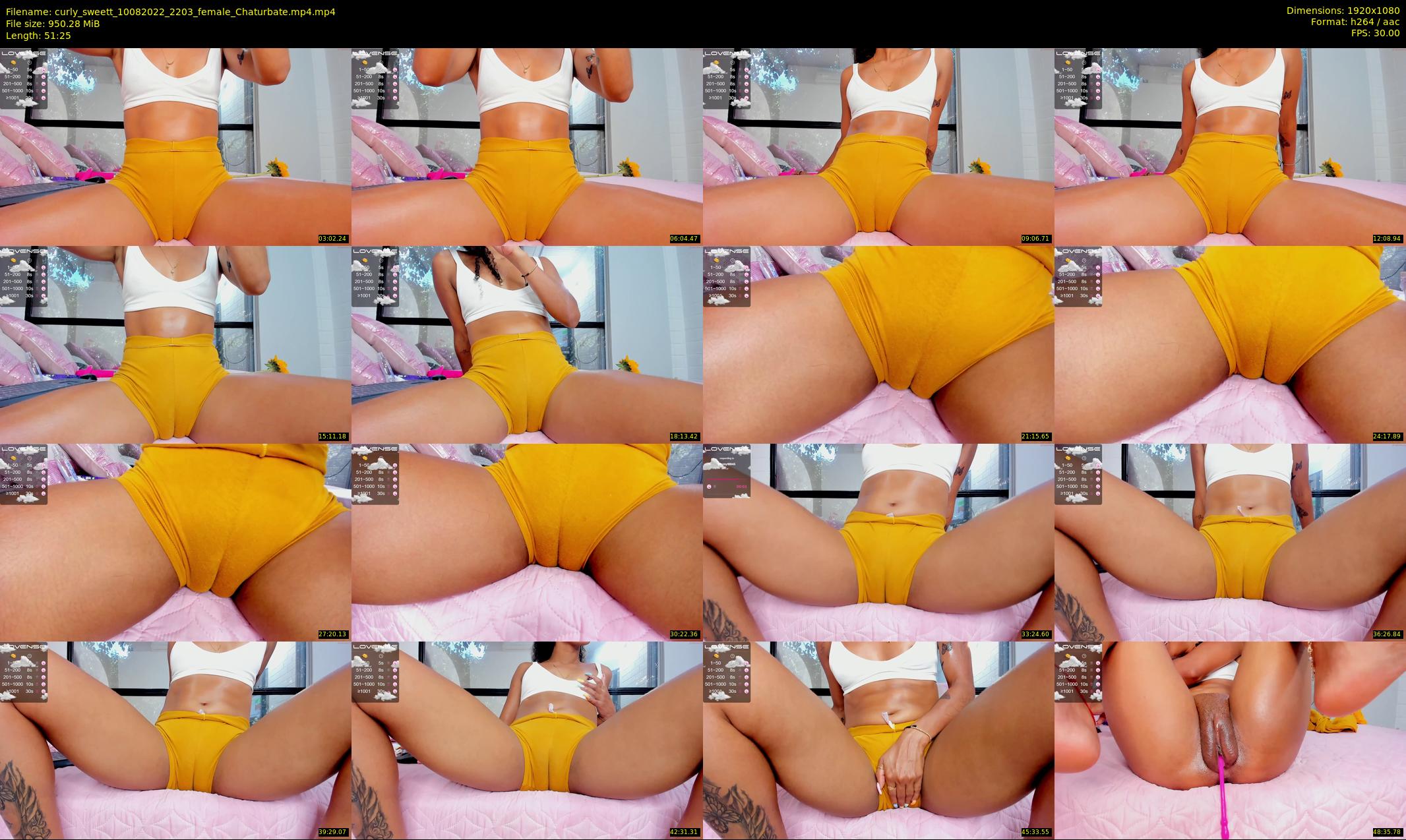 curly_sweett — 52 minute Chaturbate female cam show recording, 1080p, Aug 10, 2022