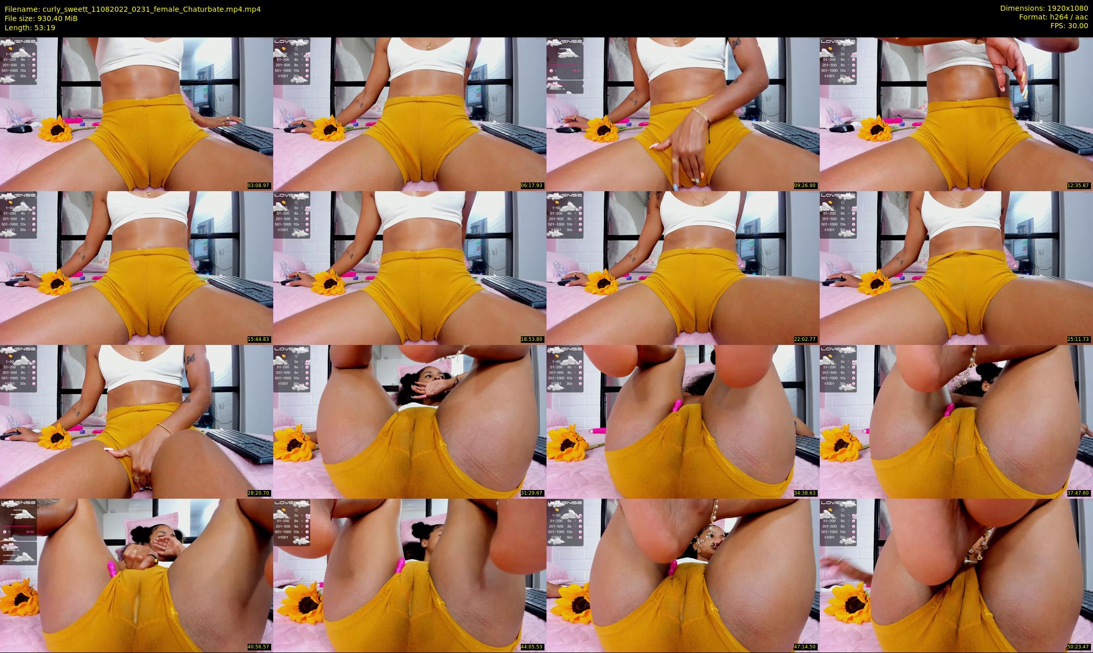 curly_sweett — 54 minute Chaturbate female cam show recording, 1080p, Aug 11, 2022