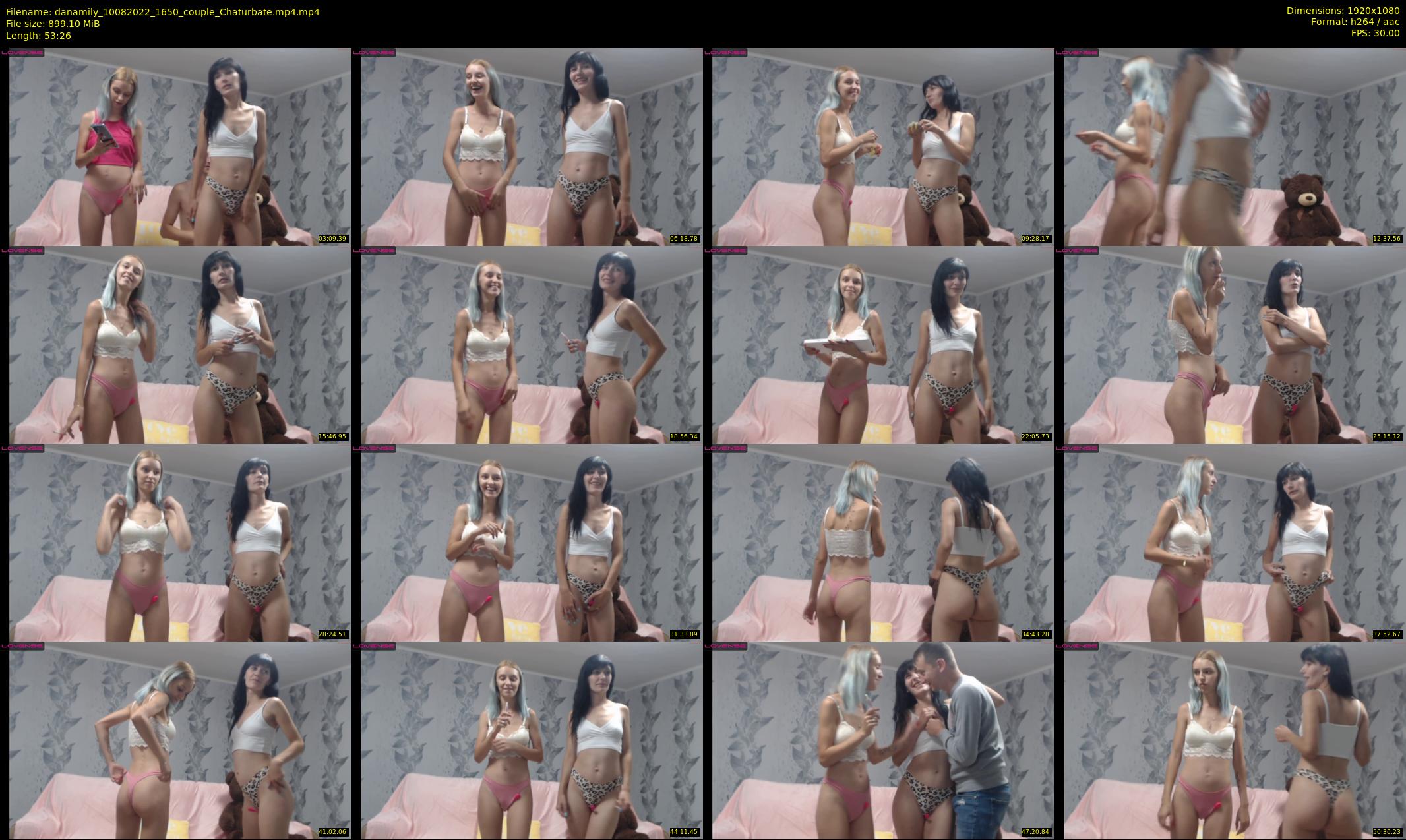 danamily — 54 minute Chaturbate female cam show recording, 1080p, Aug 10, 2022
