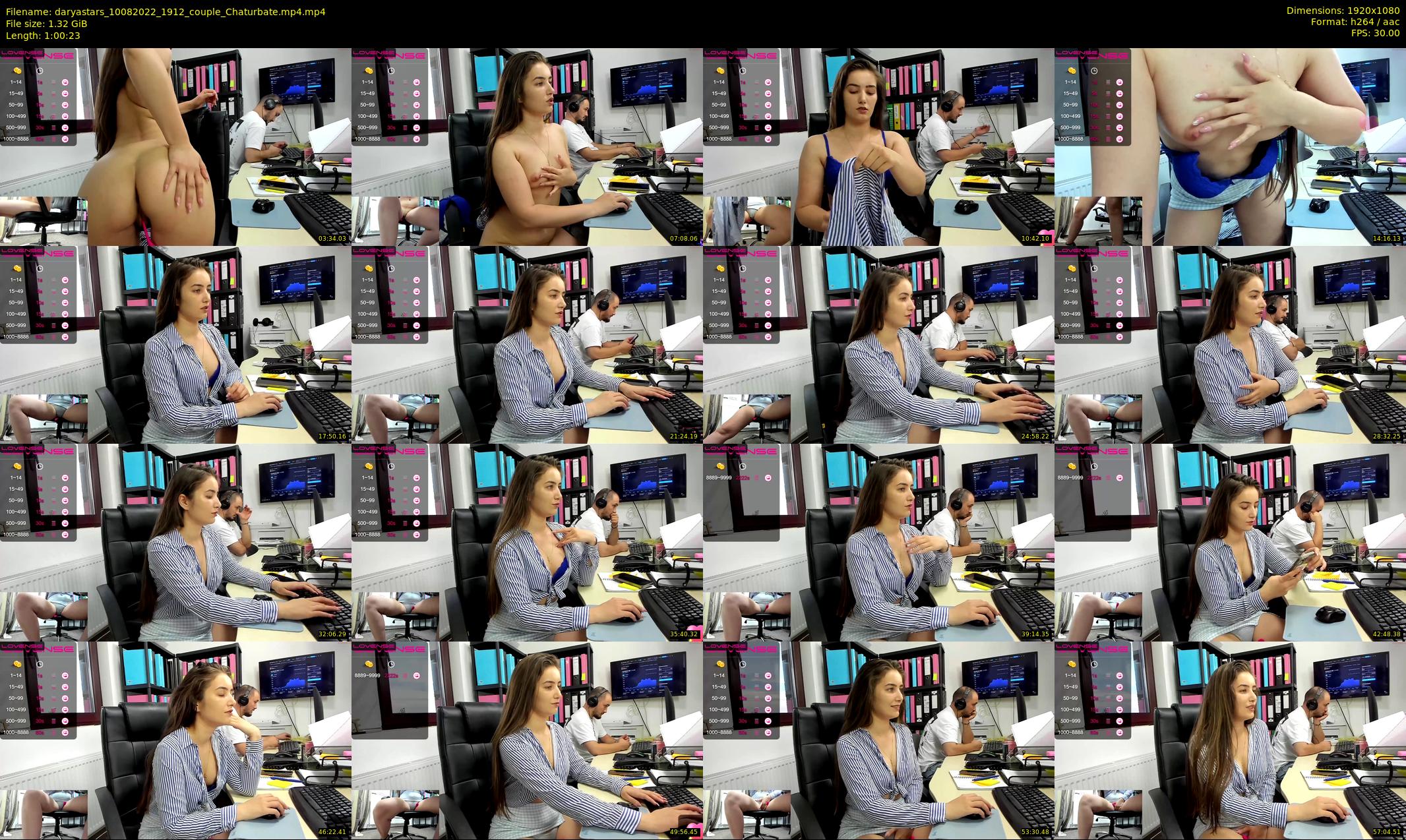 daryastars — 61 minute Chaturbate couple cam show recording, 1080p, Aug 10, 2022