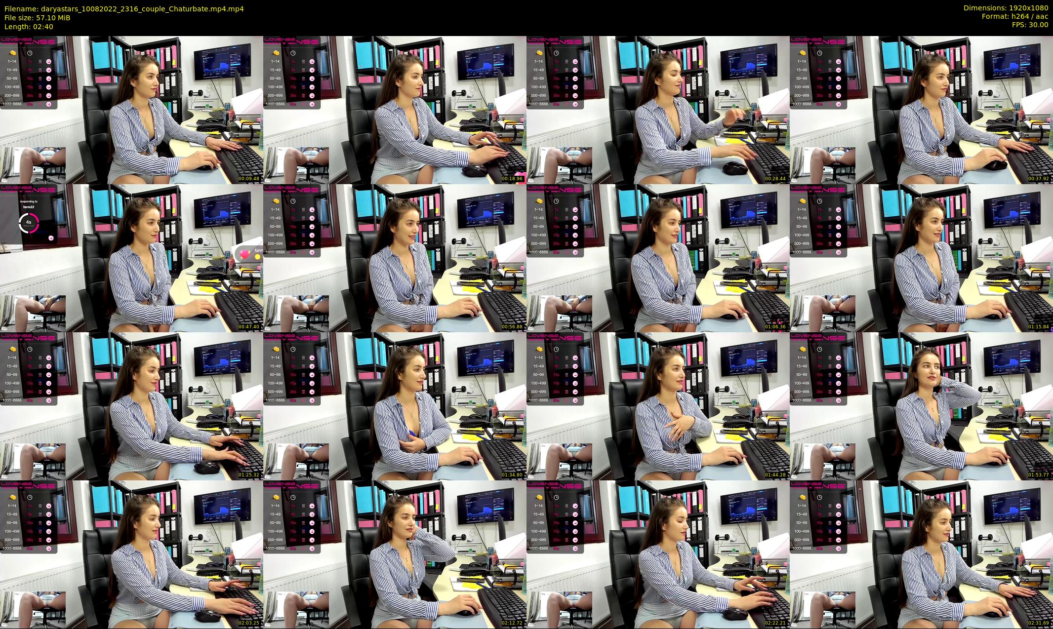 daryastars — 3 minute Chaturbate couple cam show recording, 1080p, Aug 10, 2022