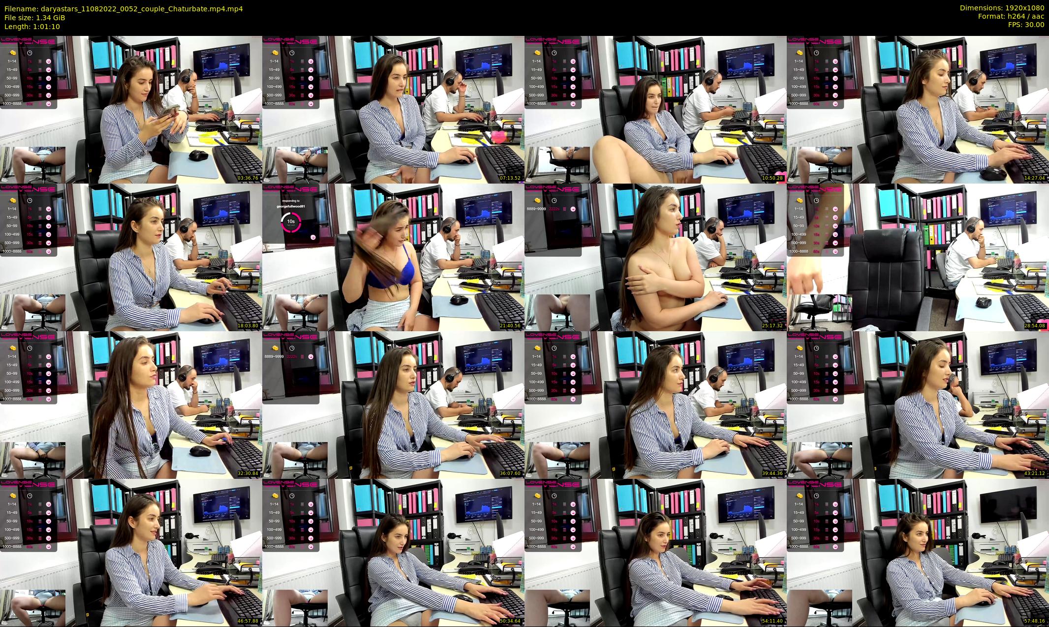 daryastars — 62 minute Chaturbate couple cam show recording, 1080p, Aug 11, 2022