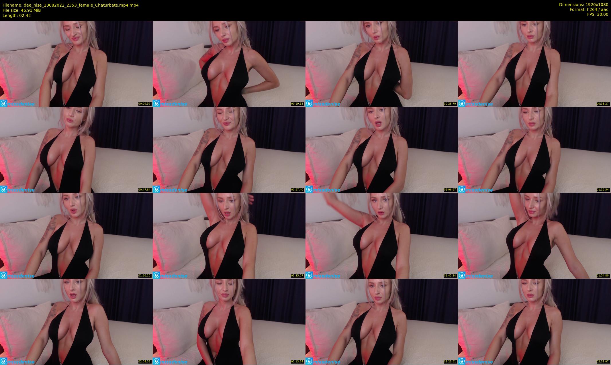 dee_nise — 3 minute Chaturbate female cam show recording, 1080p, Aug 10, 2022