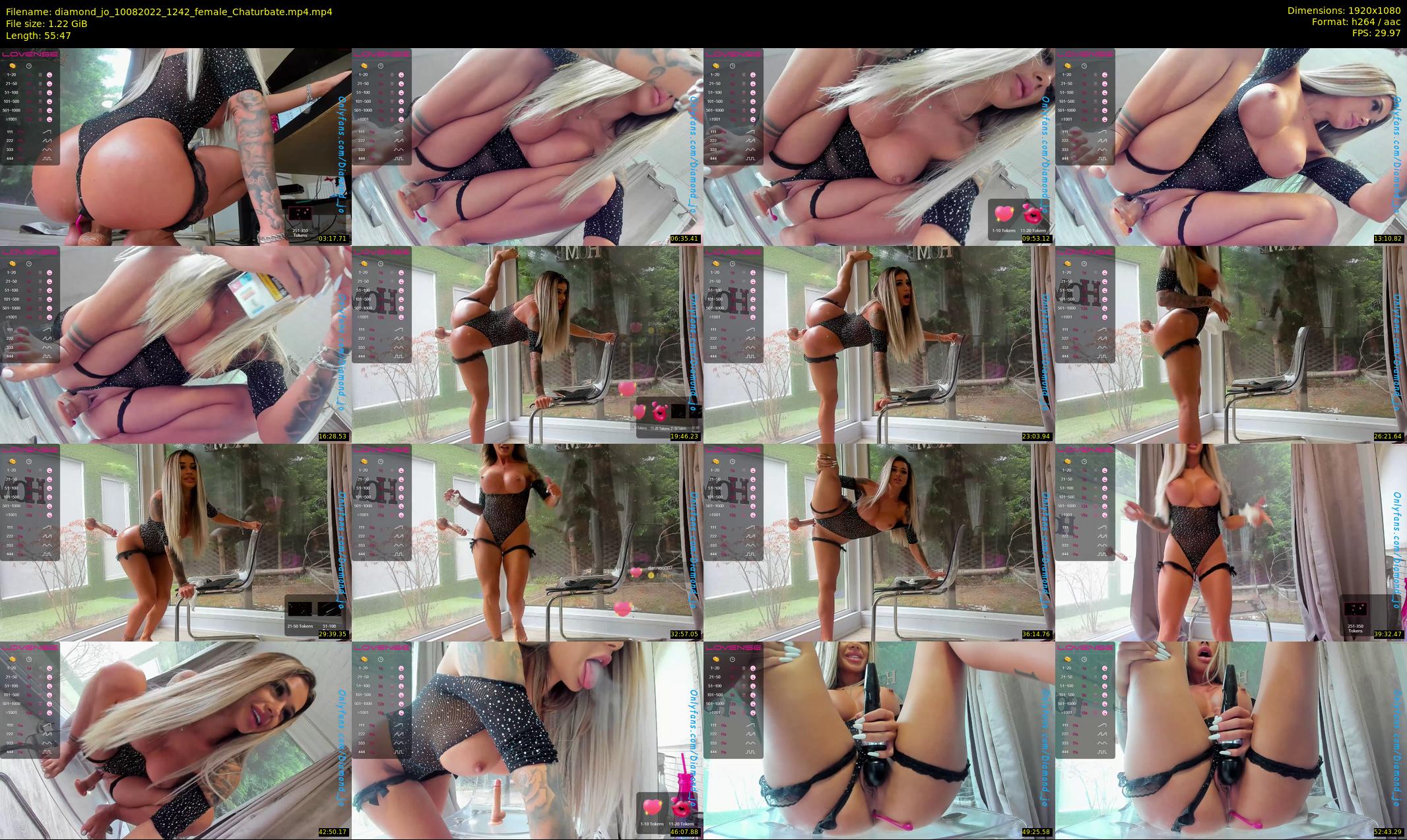 diamond_jo — 56 minute Chaturbate female cam show recording, 1080p, Aug 10, 2022