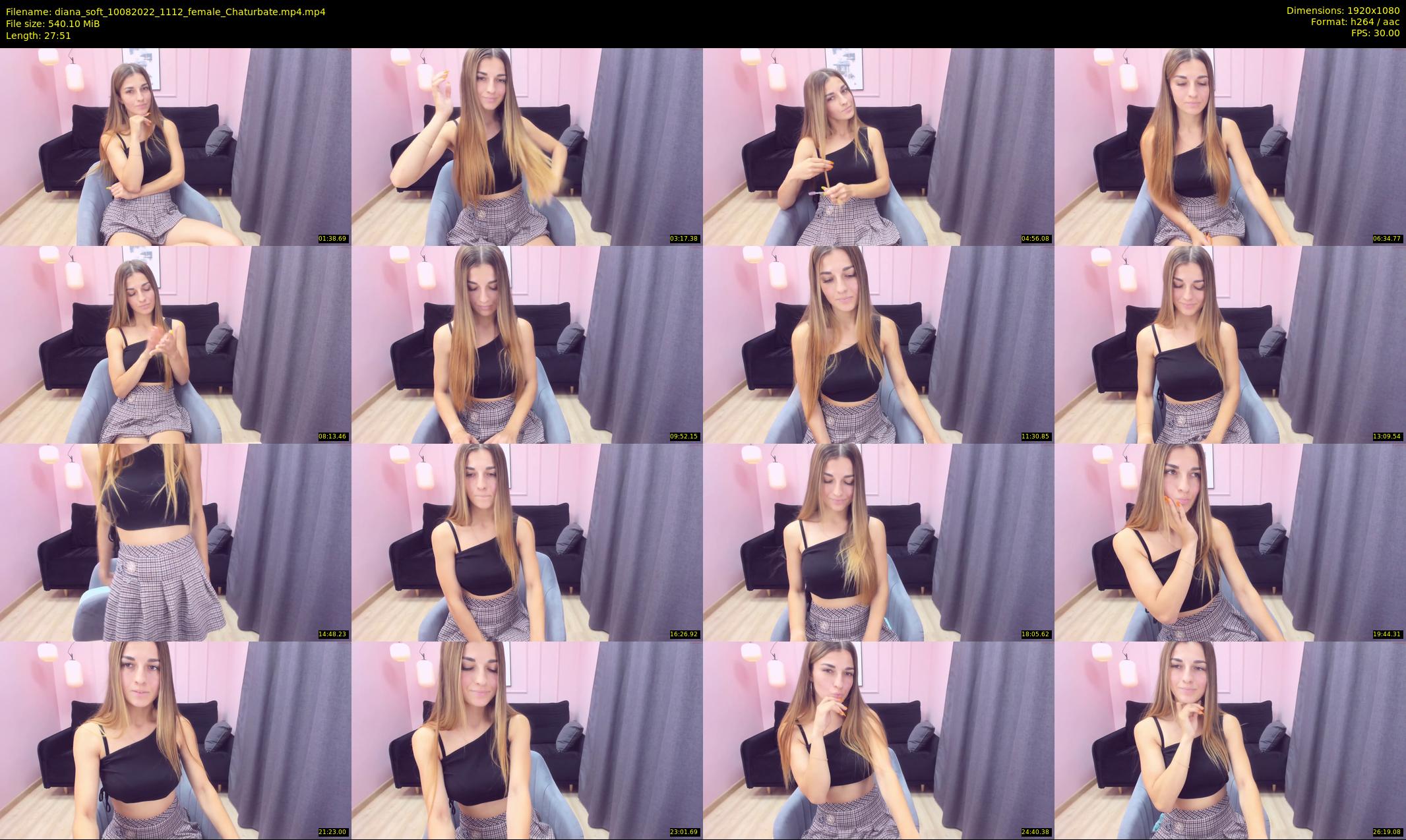 diana_soft — 28 minute Chaturbate female cam show recording, 1080p, Aug 10, 2022
