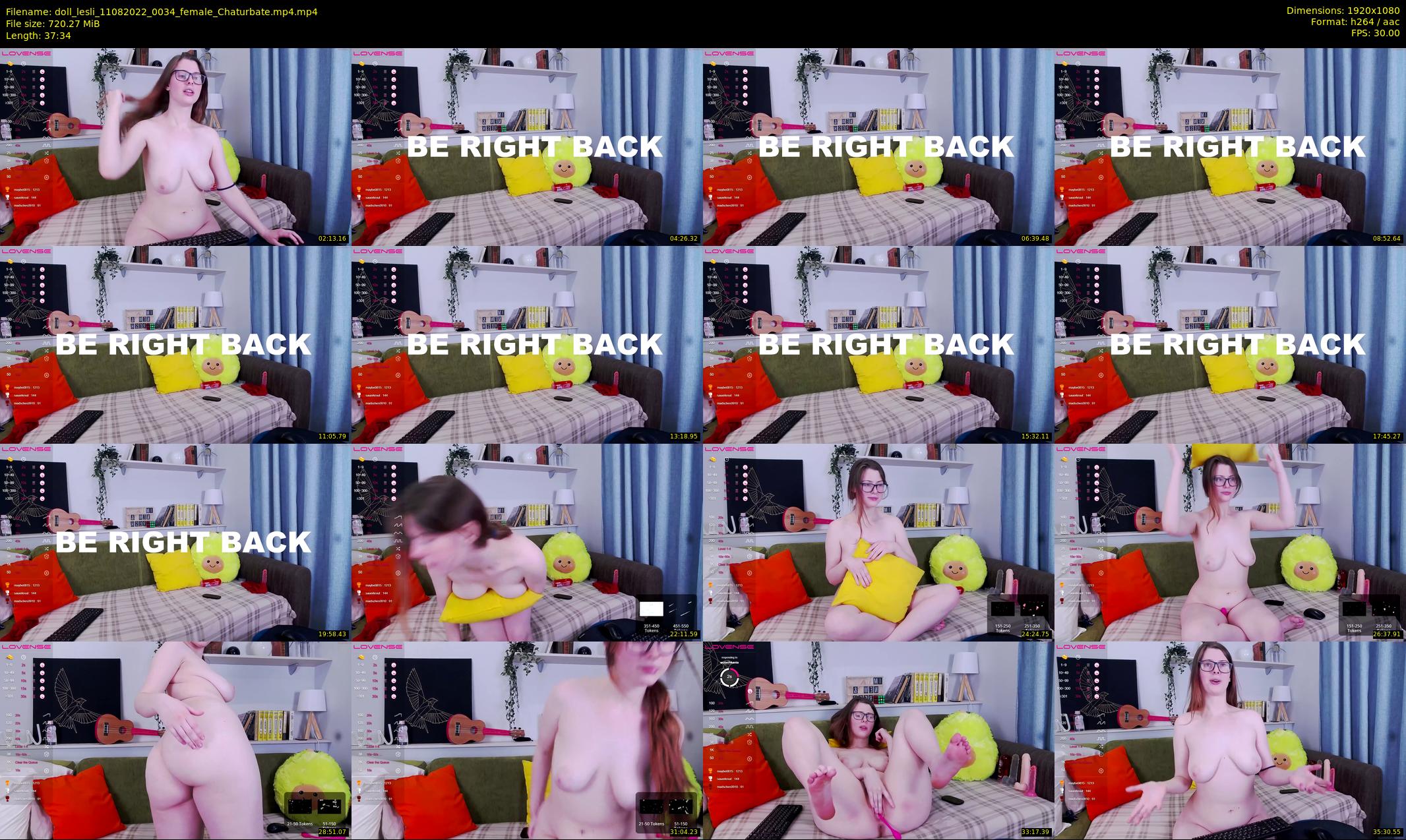 doll_lesli — 38 minute Chaturbate female cam show recording, 1080p, Aug 11, 2022