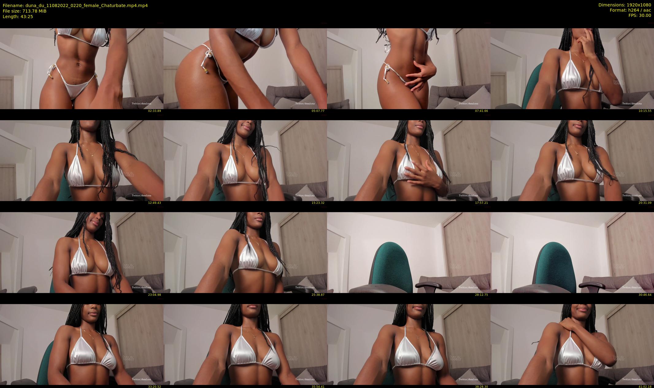 duna_du — 44 minute Chaturbate female cam show recording, 1080p, Aug 11, 2022