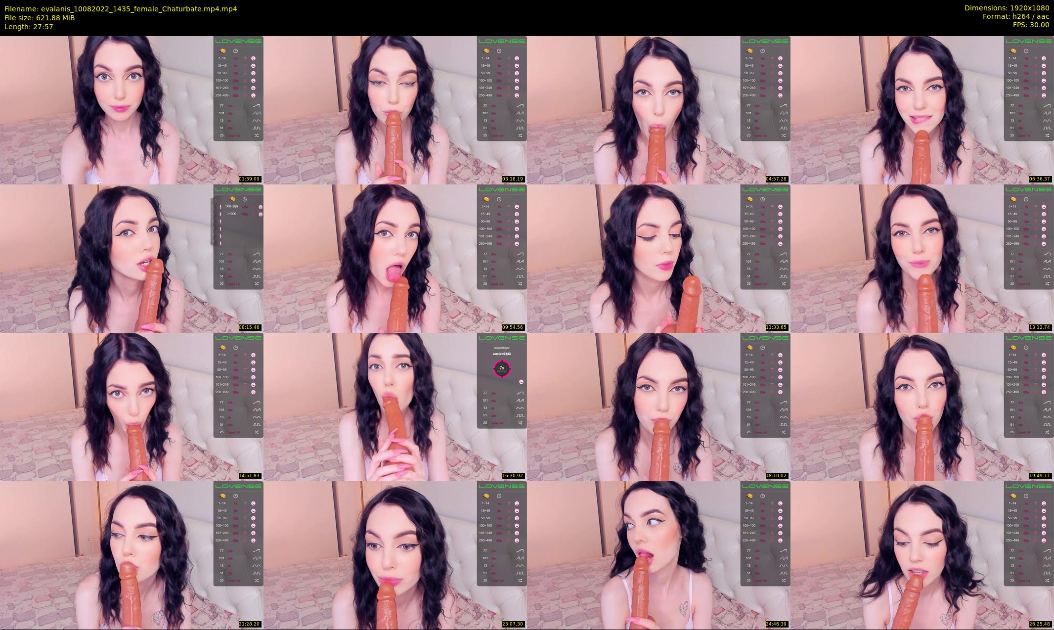 evalanis — 28 minute Chaturbate couple cam show recording, 1080p, Aug 10, 2022