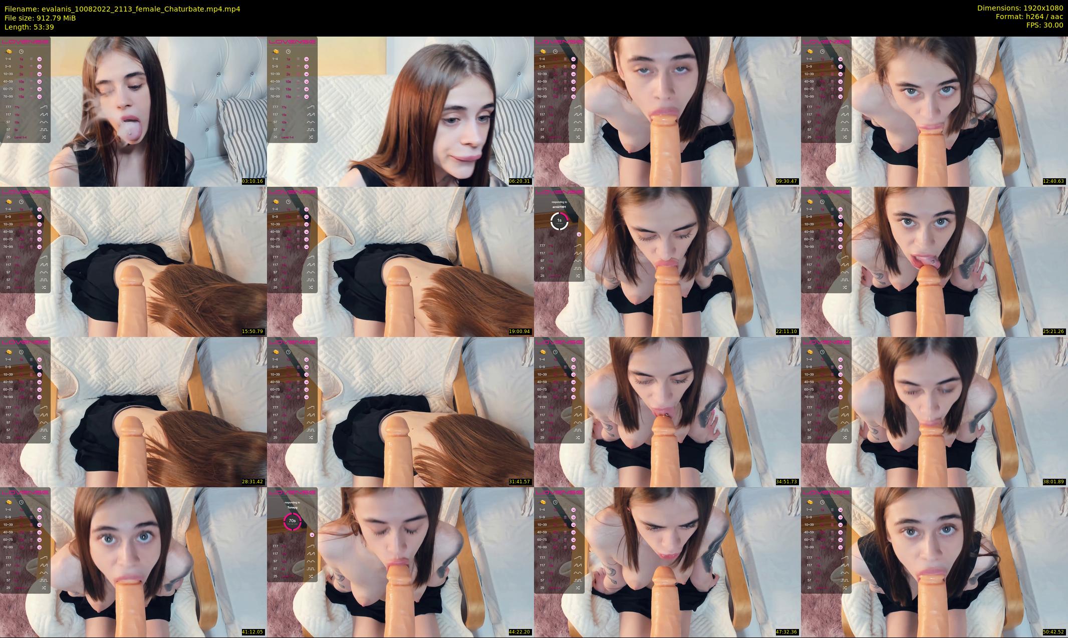 evalanis — 54 minute Chaturbate couple cam show recording, 1080p, Aug 10, 2022