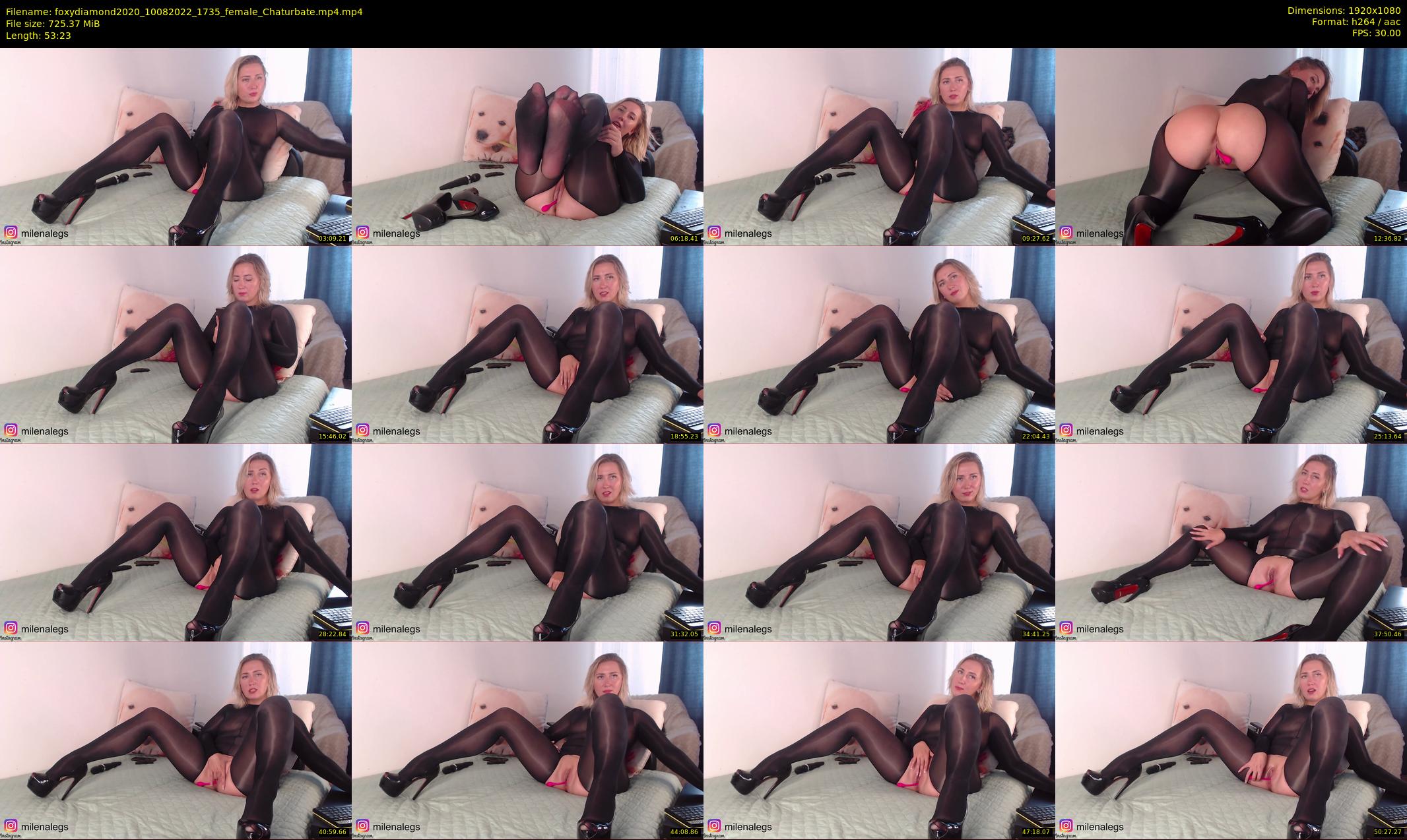 foxydiamond2020 — 54 minute Chaturbate female cam show recording, 1080p, Aug 10, 2022