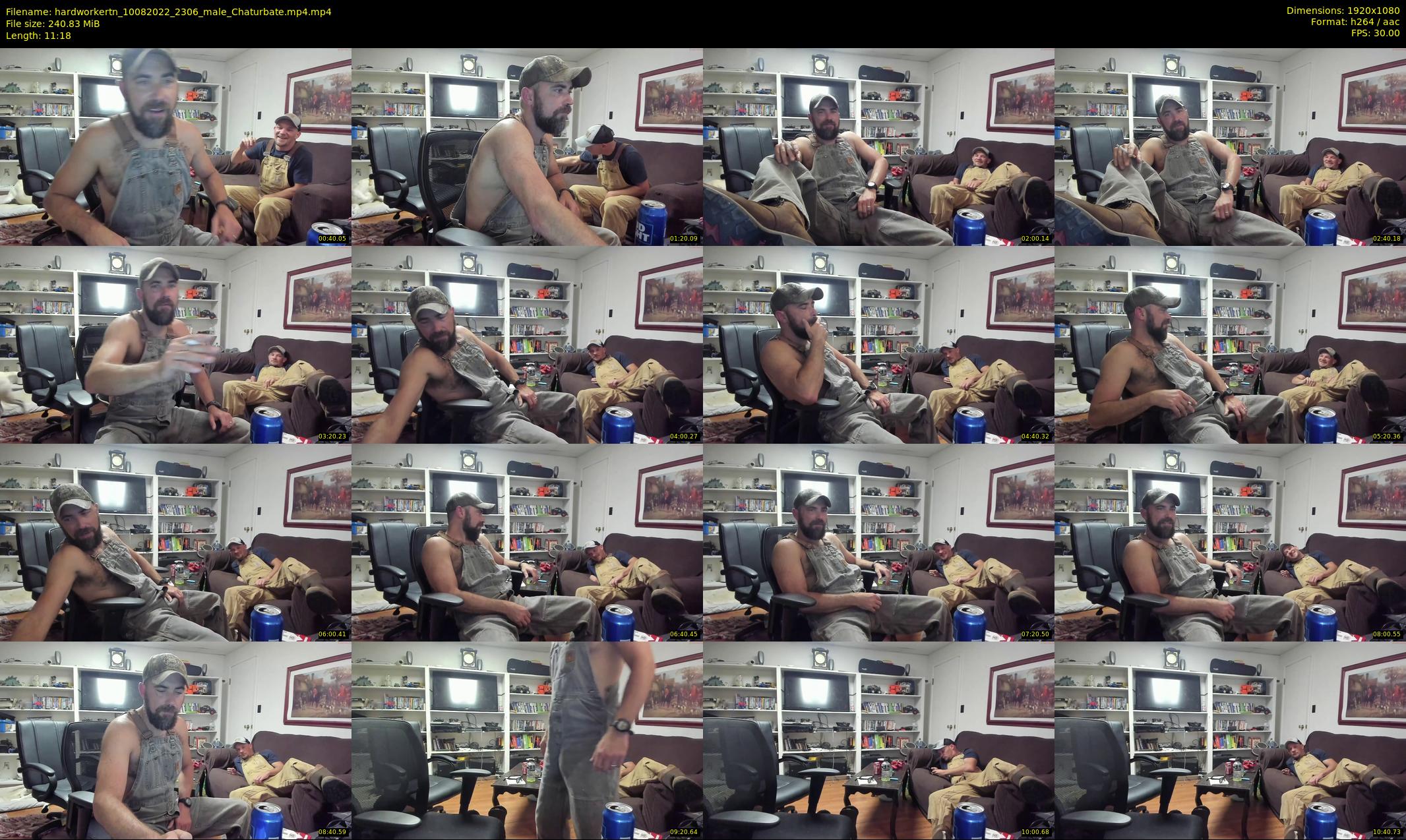 hardworkertn — 12 minute Chaturbate male cam show recording, 1080p, Aug 10, 2022