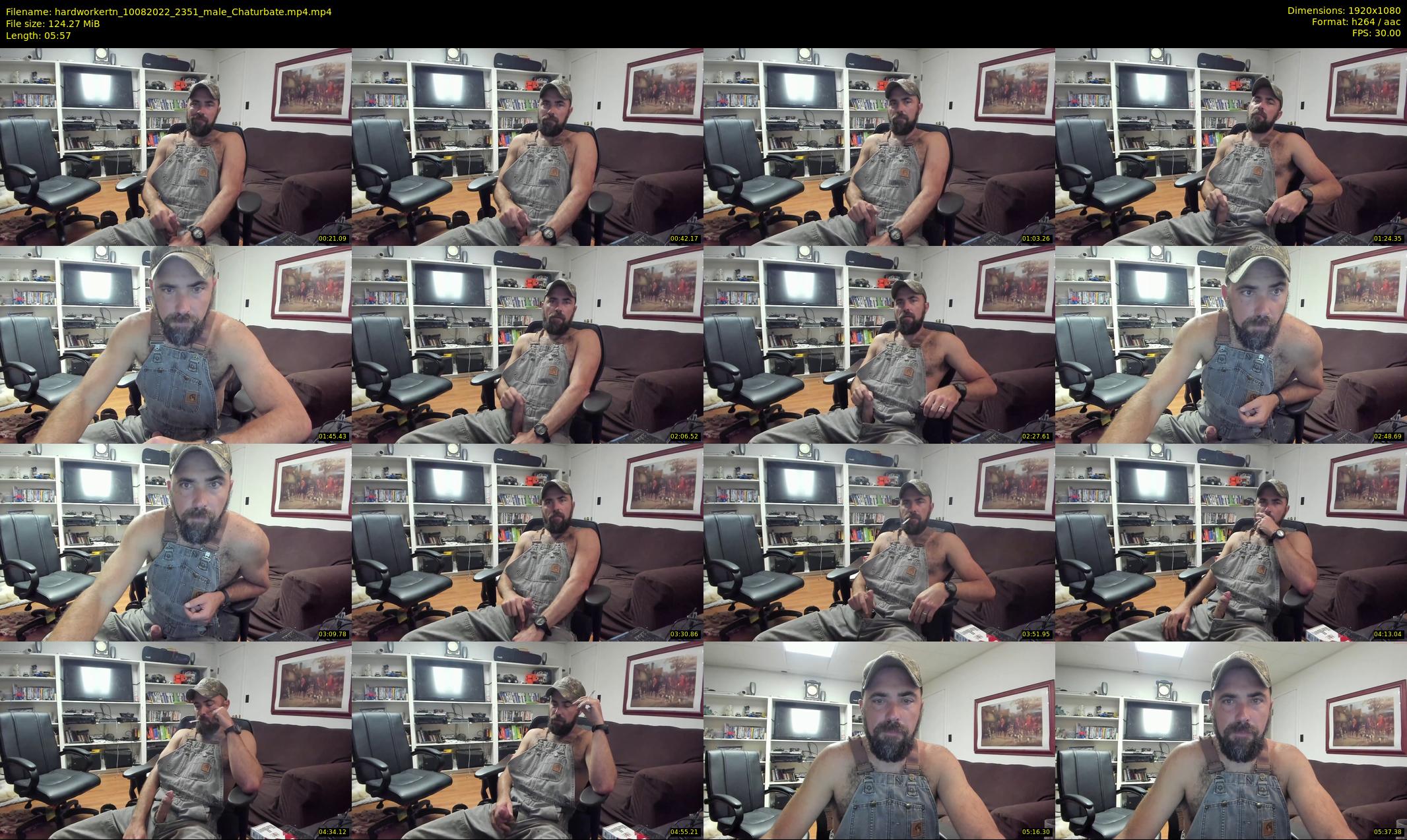hardworkertn — 6 minute Chaturbate male cam show recording, 1080p, Aug 10, 2022