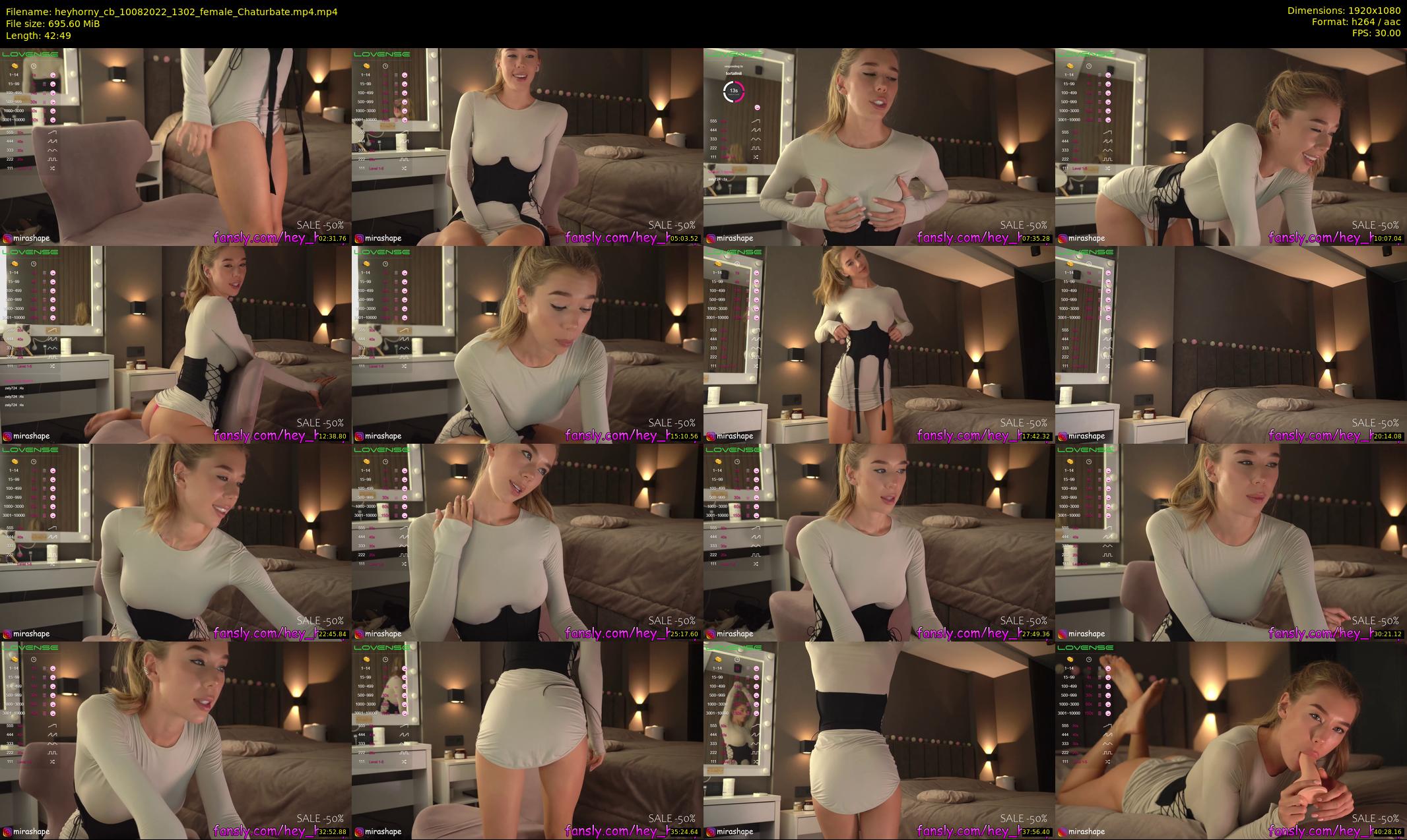 heyhorny_cb — 43 minute Chaturbate couple cam show recording, 1080p, Aug 10, 2022