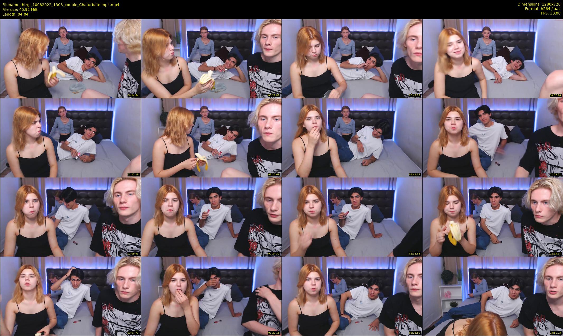 hizgi — 5 minute Chaturbate couple cam show recording, 720p, Aug 10, 2022