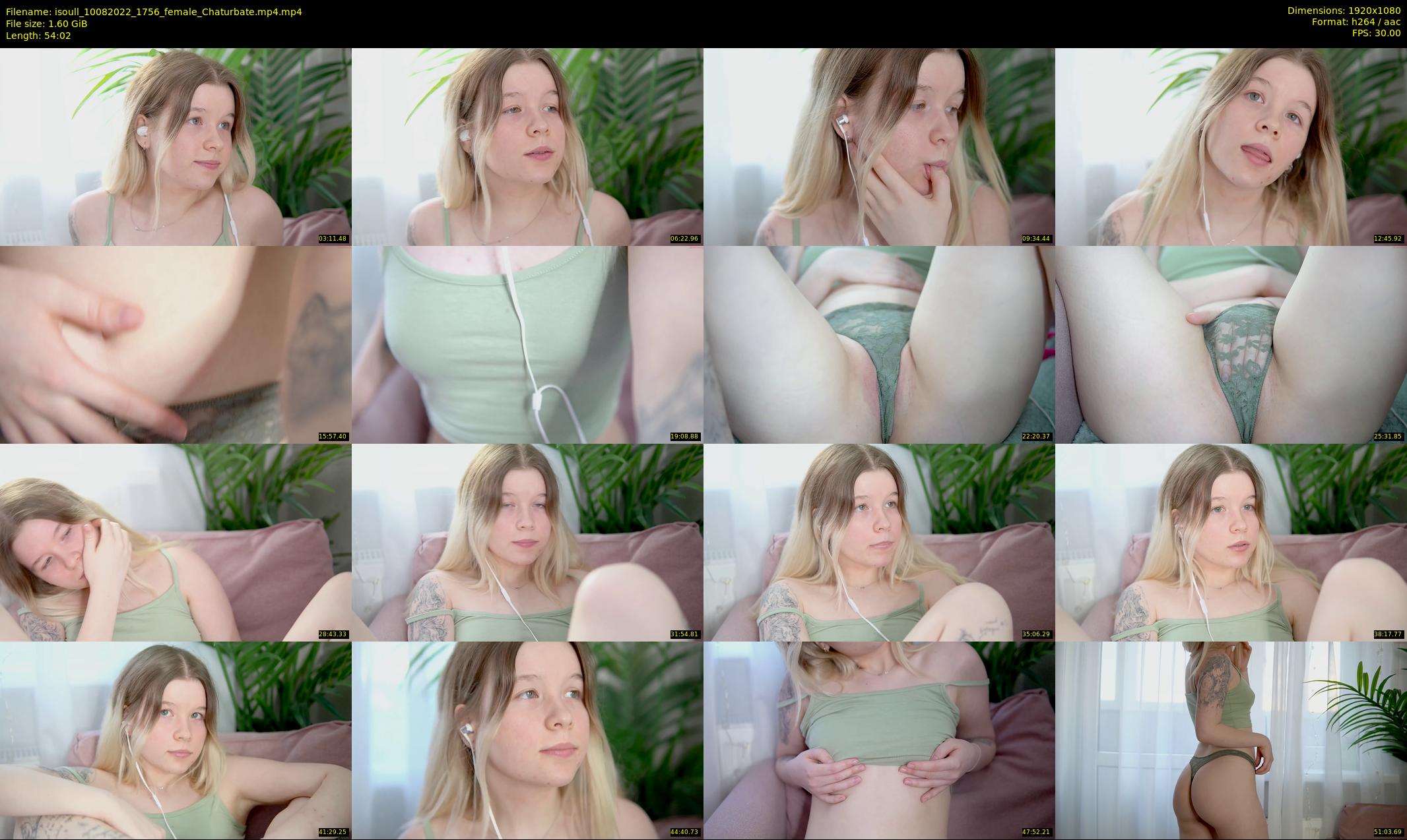 isoull — 55 minute Chaturbate female cam show recording, 1080p, Aug 10, 2022