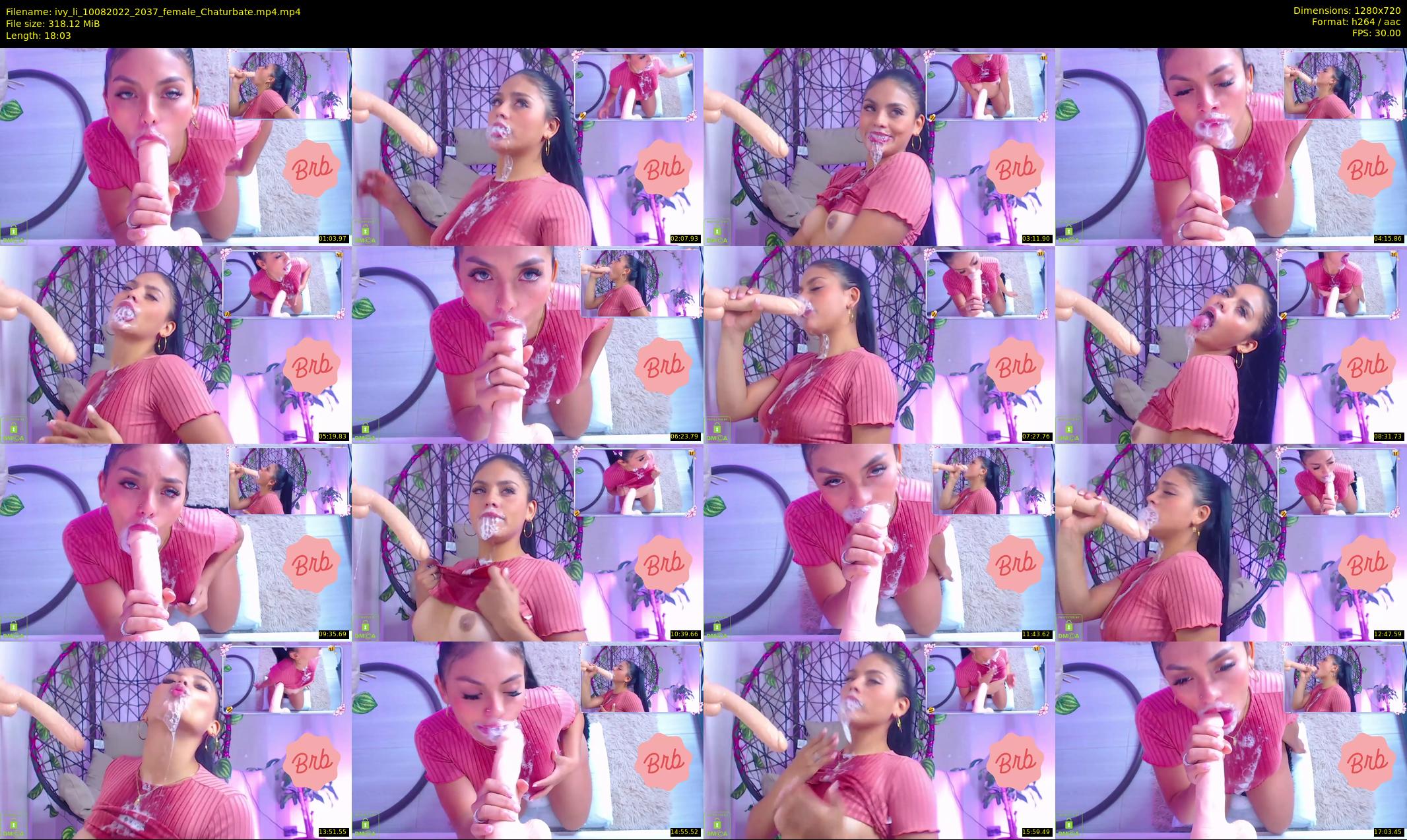 ivy_li — 19 minute Chaturbate female cam show recording, 720p, Aug 10, 2022