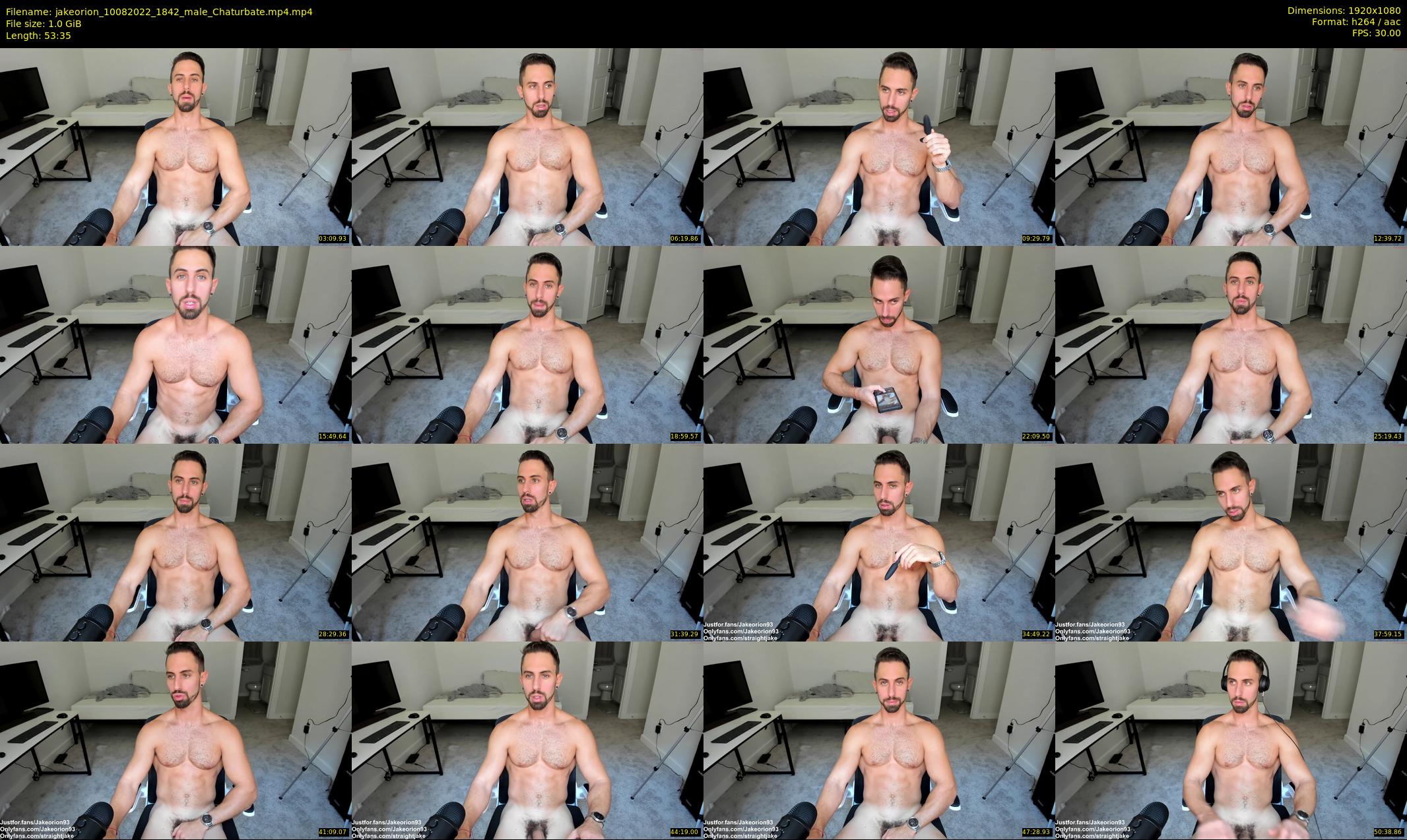 jakeorion — 54 minute Chaturbate male cam show recording, 1080p, Aug 10, 2022