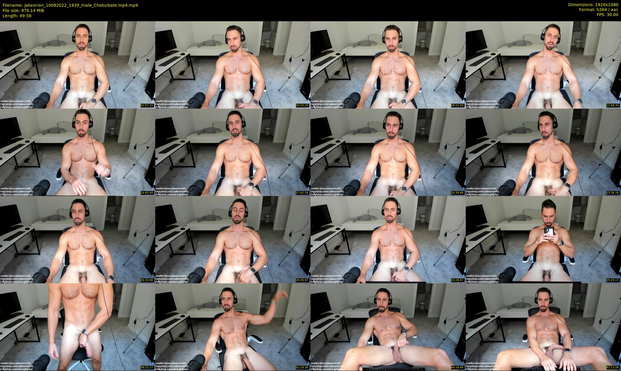jakeorion — 50 minute Chaturbate male cam show recording, 1080p, Aug 10, 2022