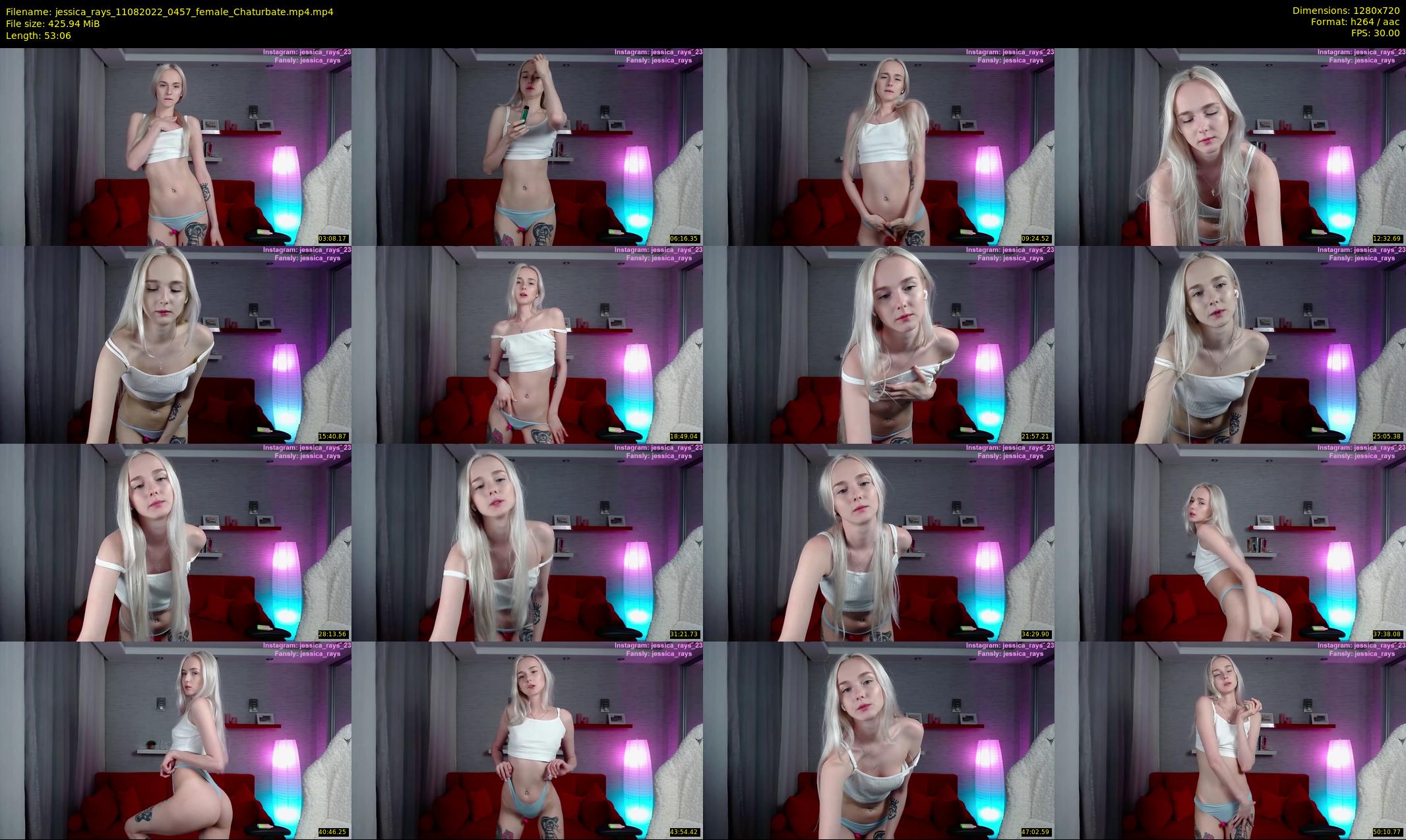 jessica_rays — 54 minute Chaturbate couple cam show recording, 720p, Aug 11, 2022