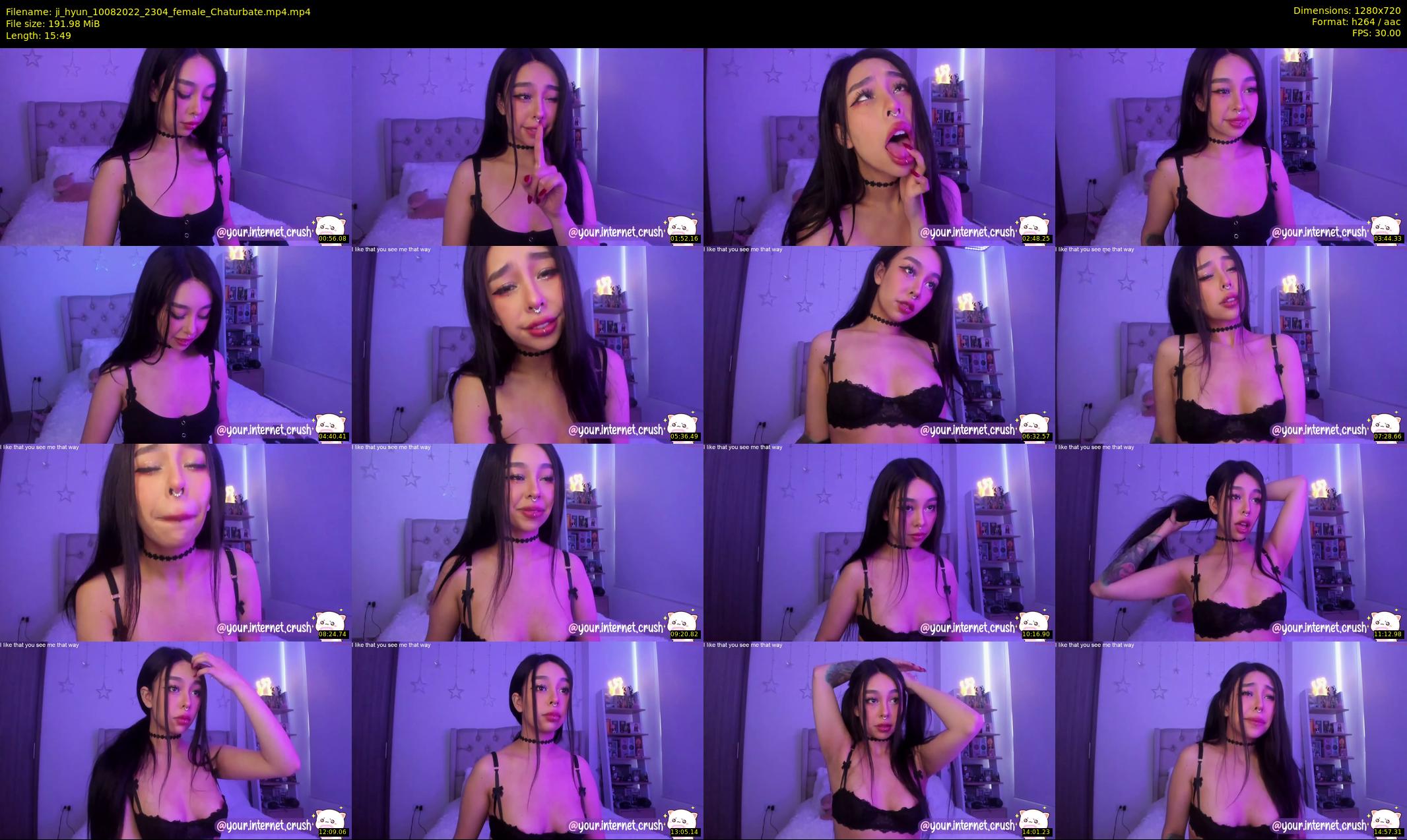 ji_hyun — 16 minute Chaturbate female cam show recording, 720p, Aug 10, 2022