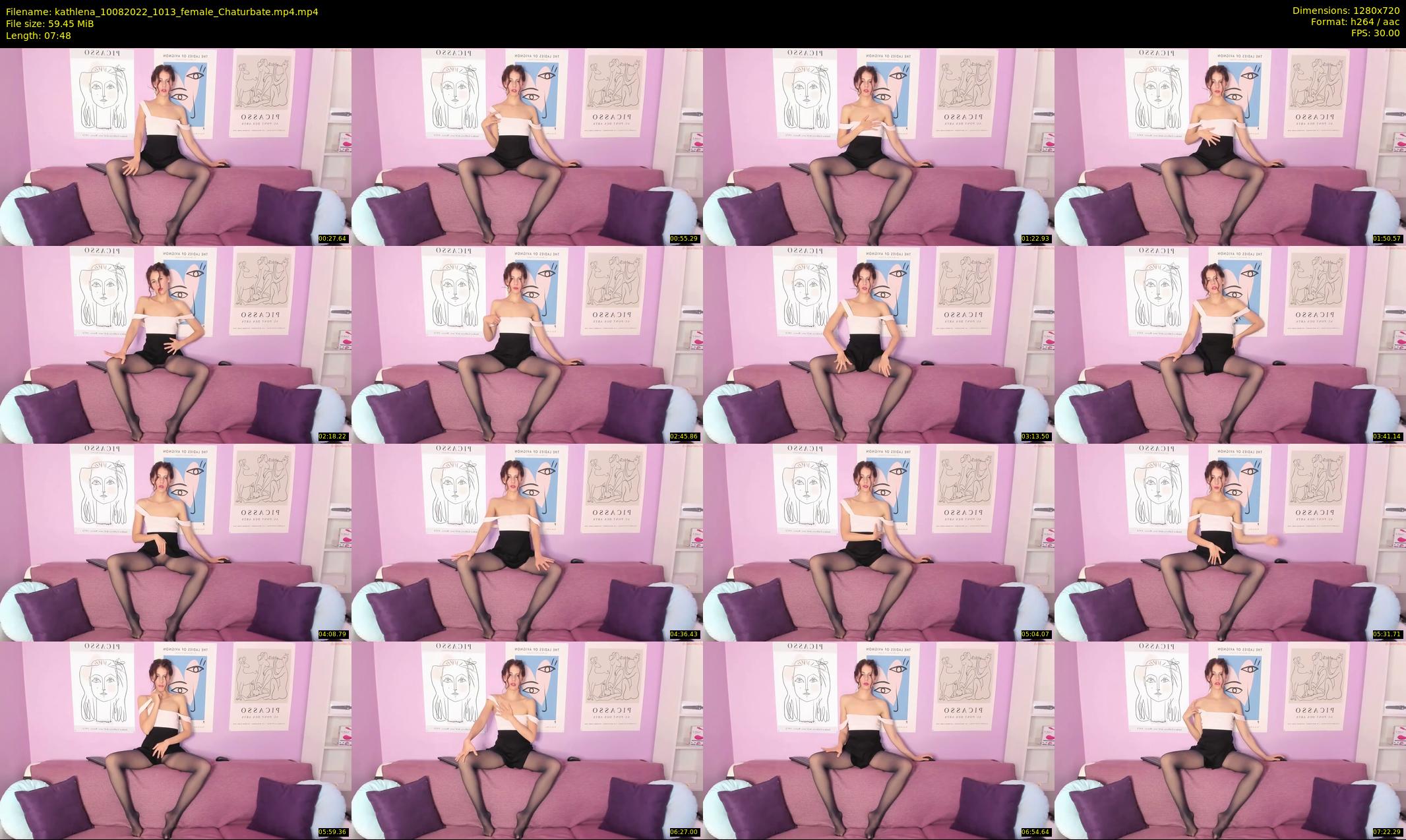 kathlena — 8 minute Chaturbate female cam show recording, 720p, Aug 10, 2022