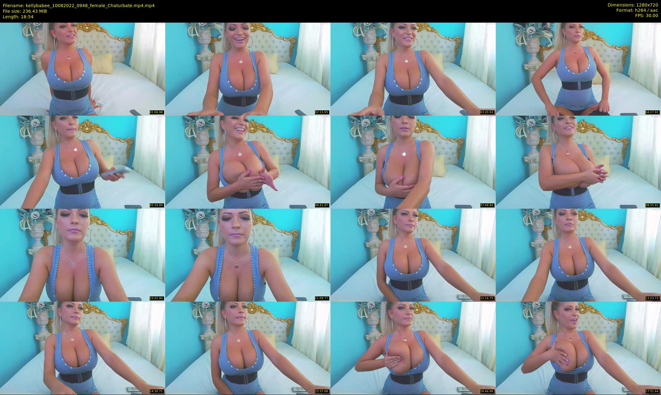 kellybabee — 19 minute Chaturbate female cam show recording, 720p, Aug 10, 2022