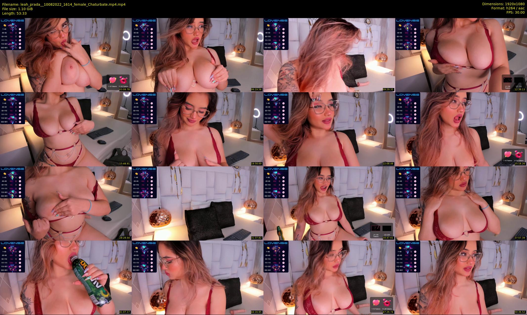leah_prada_ — 54 minute Chaturbate female cam show recording, 1080p, Aug 10, 2022