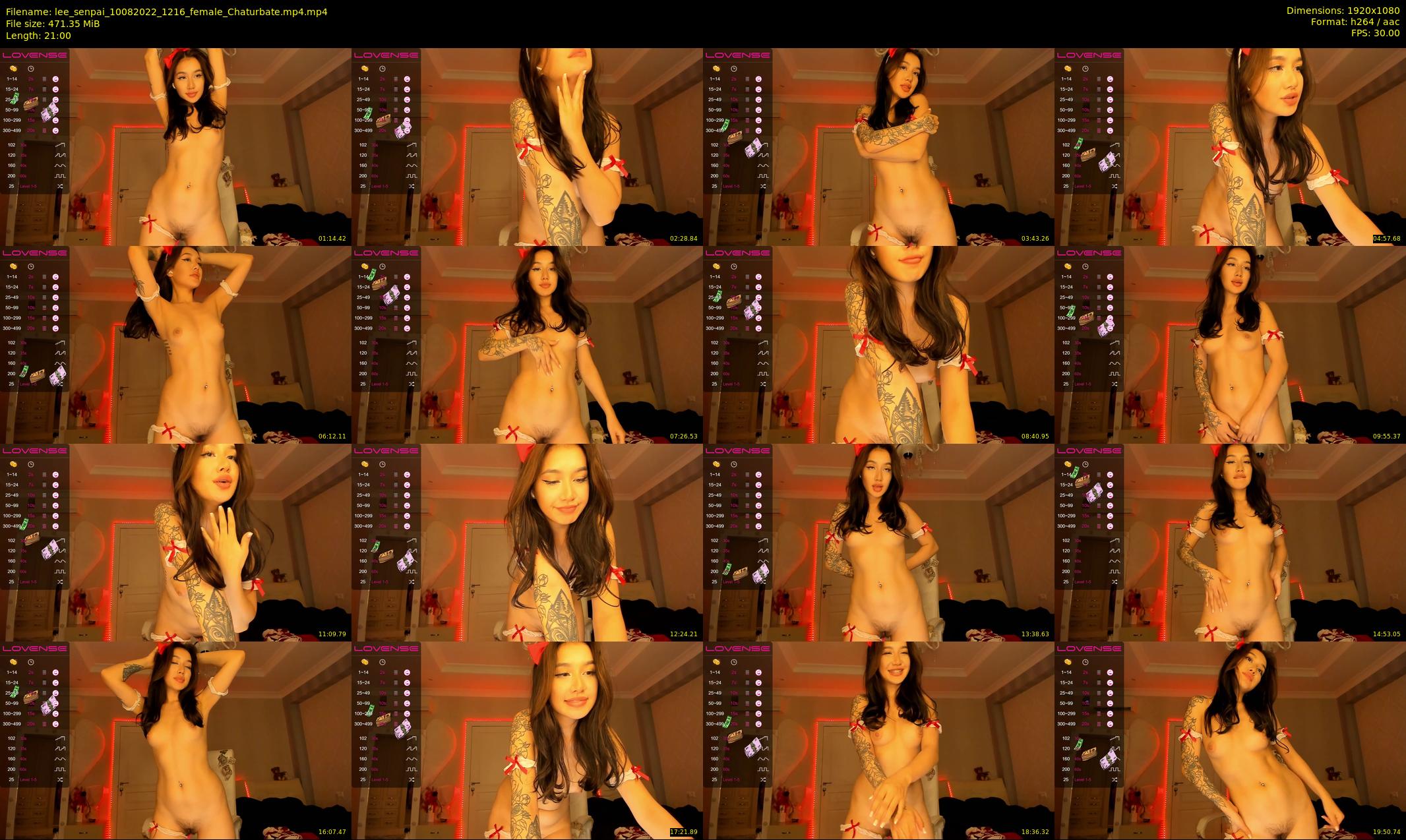 lee_senpai — 21 minute Chaturbate female cam show recording, 1080p, Aug 10, 2022