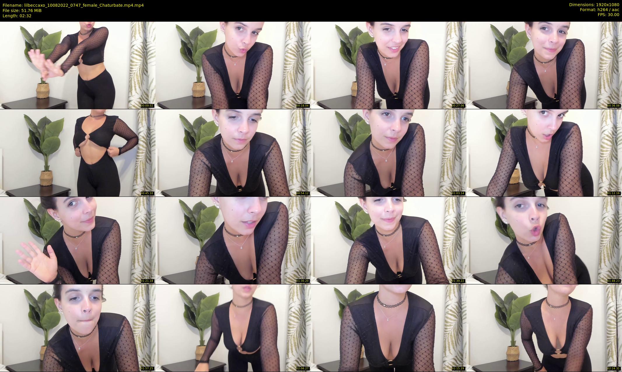 lilbeccaxo — 3 minute Chaturbate female cam show recording, 1080p, Aug 10, 2022