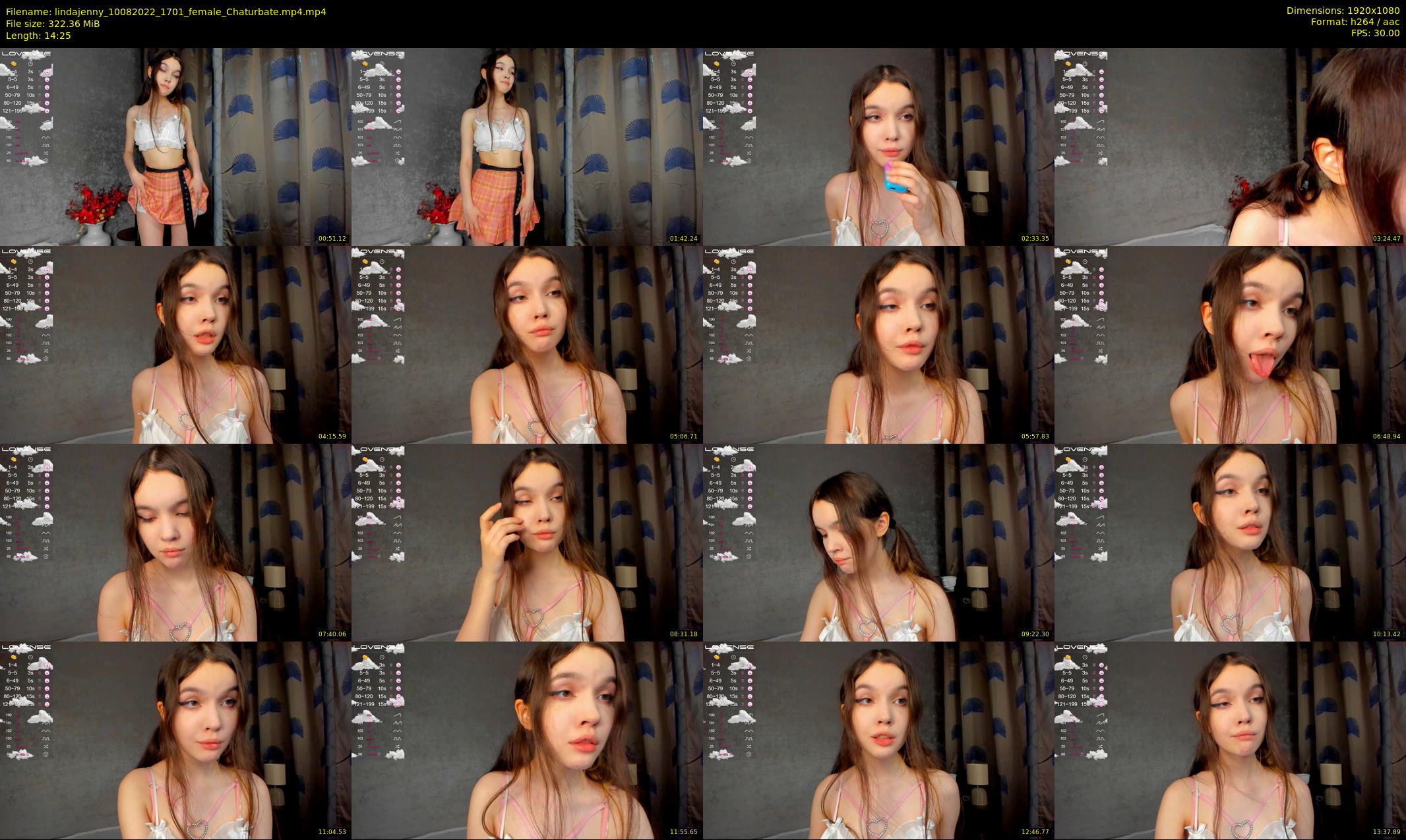lindajenny — 15 minute Chaturbate couple cam show recording, 1080p, Aug 10, 2022