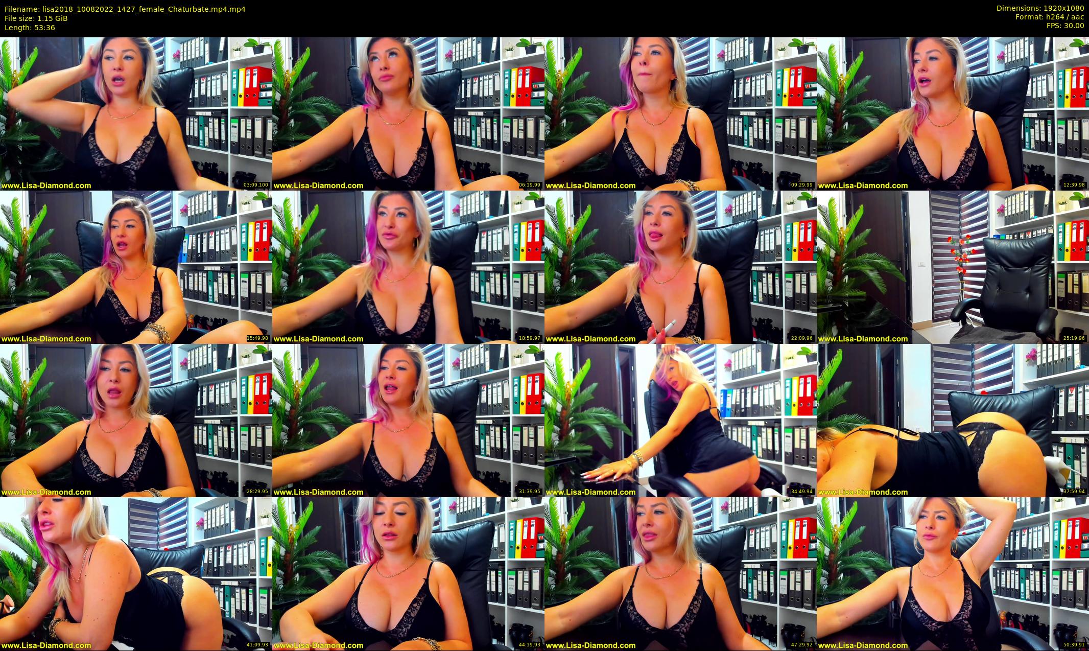 lisa2018 — 54 minute Chaturbate female cam show recording, 1080p, Aug 10, 2022
