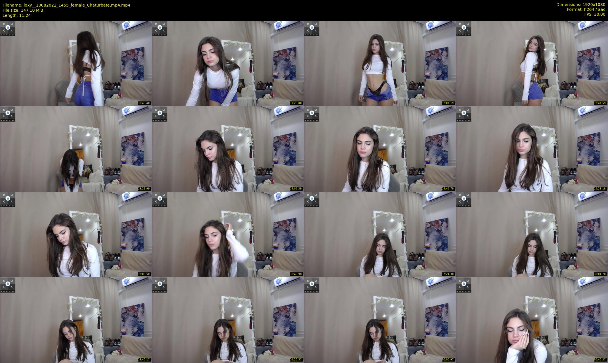 loxy_ — 12 minute Chaturbate female cam show recording, 1080p, Aug 10, 2022