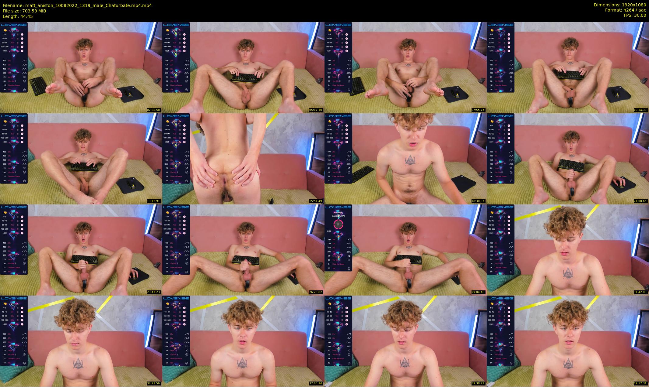 matt_aniston — 45 minute Chaturbate male cam show recording, 1080p, Aug 10, 2022