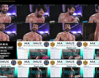 maximus_787 — 5 minute Chaturbate male cam show recording, 1080p, Aug 11, 2022