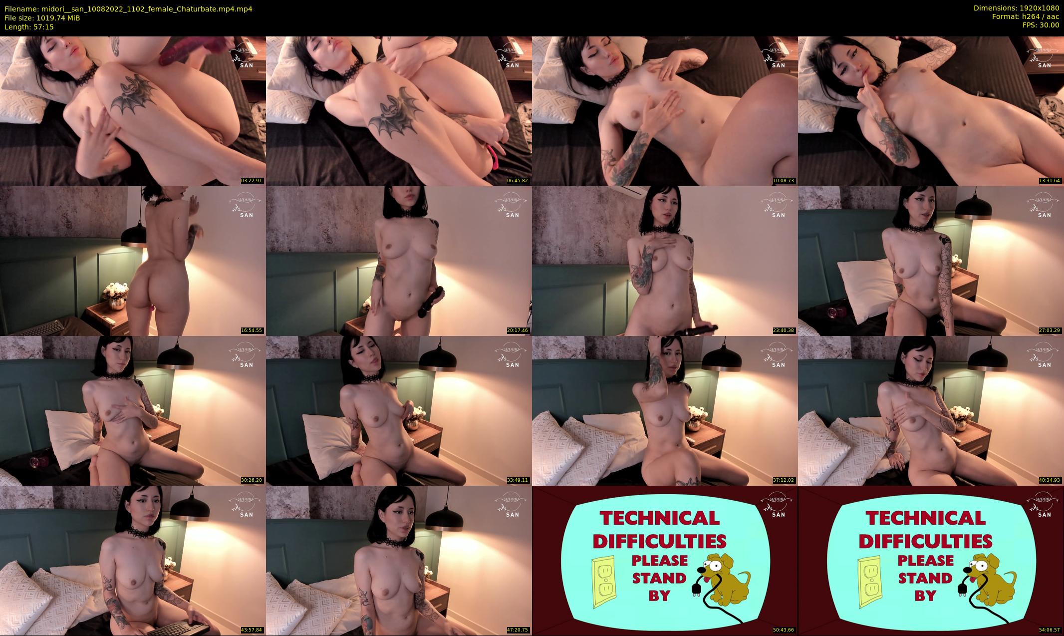 midori__san — 58 minute Chaturbate female cam show recording, 1080p, Aug 10, 2022
